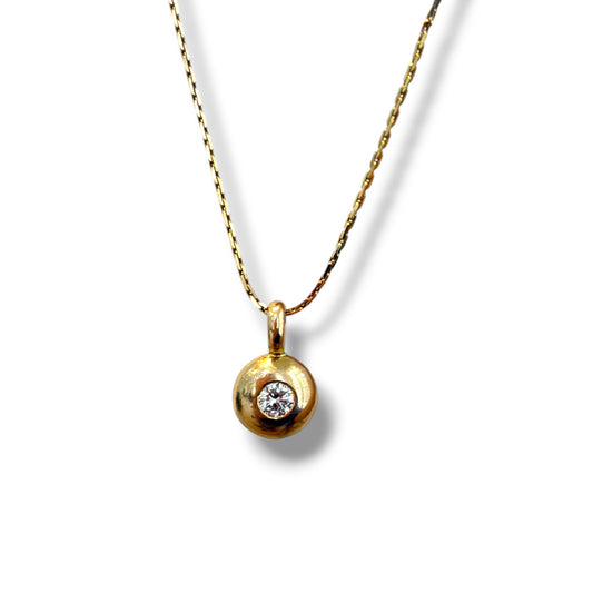 14ct Gold & Diamond Pendant