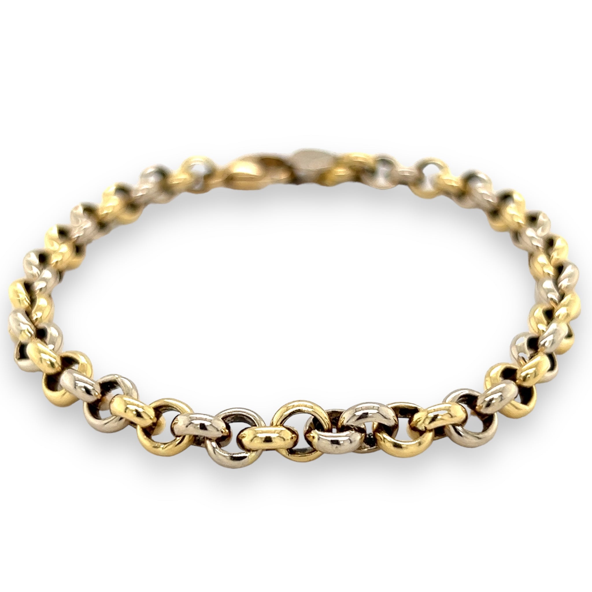 White and sale yellow gold bracelet