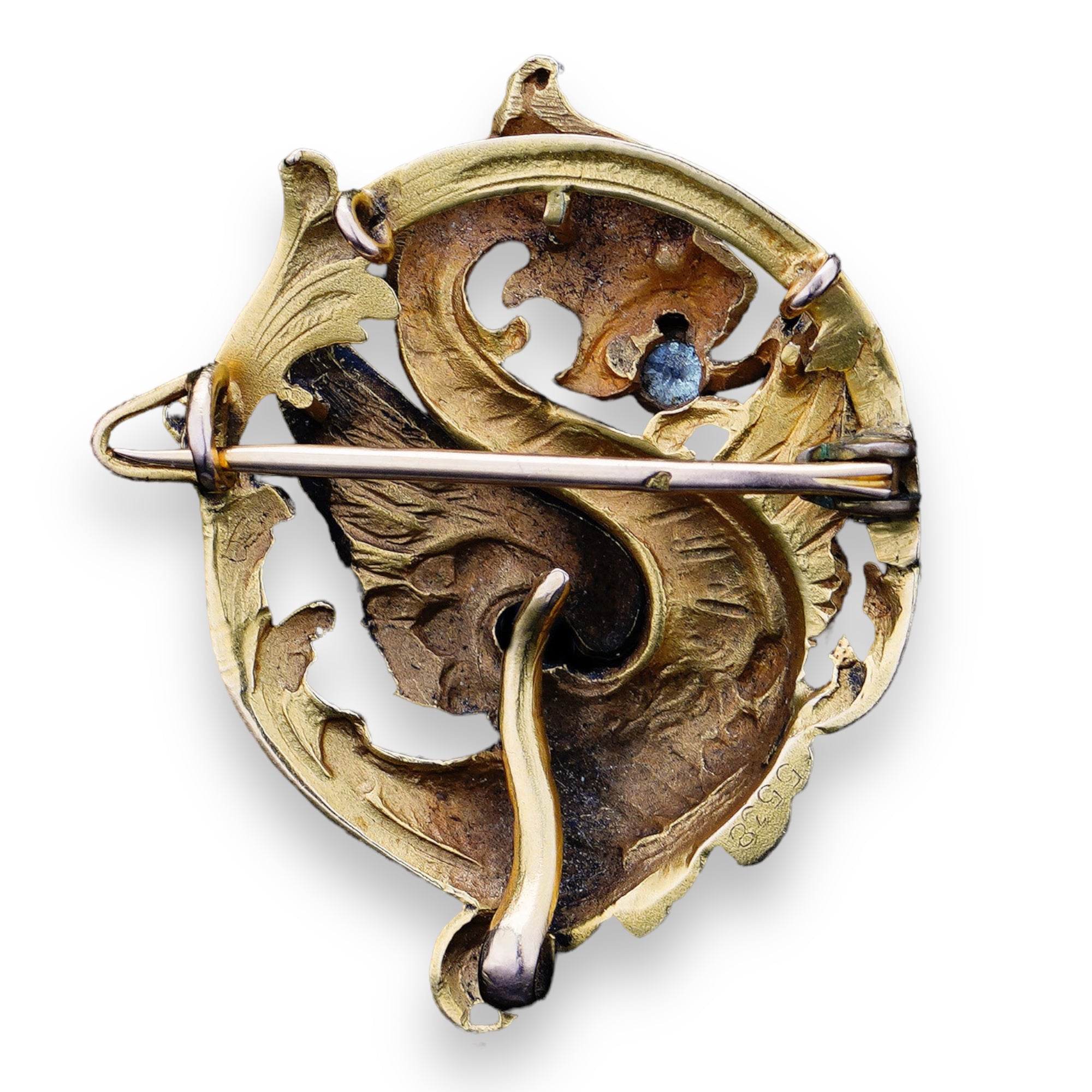 Art Nouveau Dragon Brooch - Wildsmith Jewellery