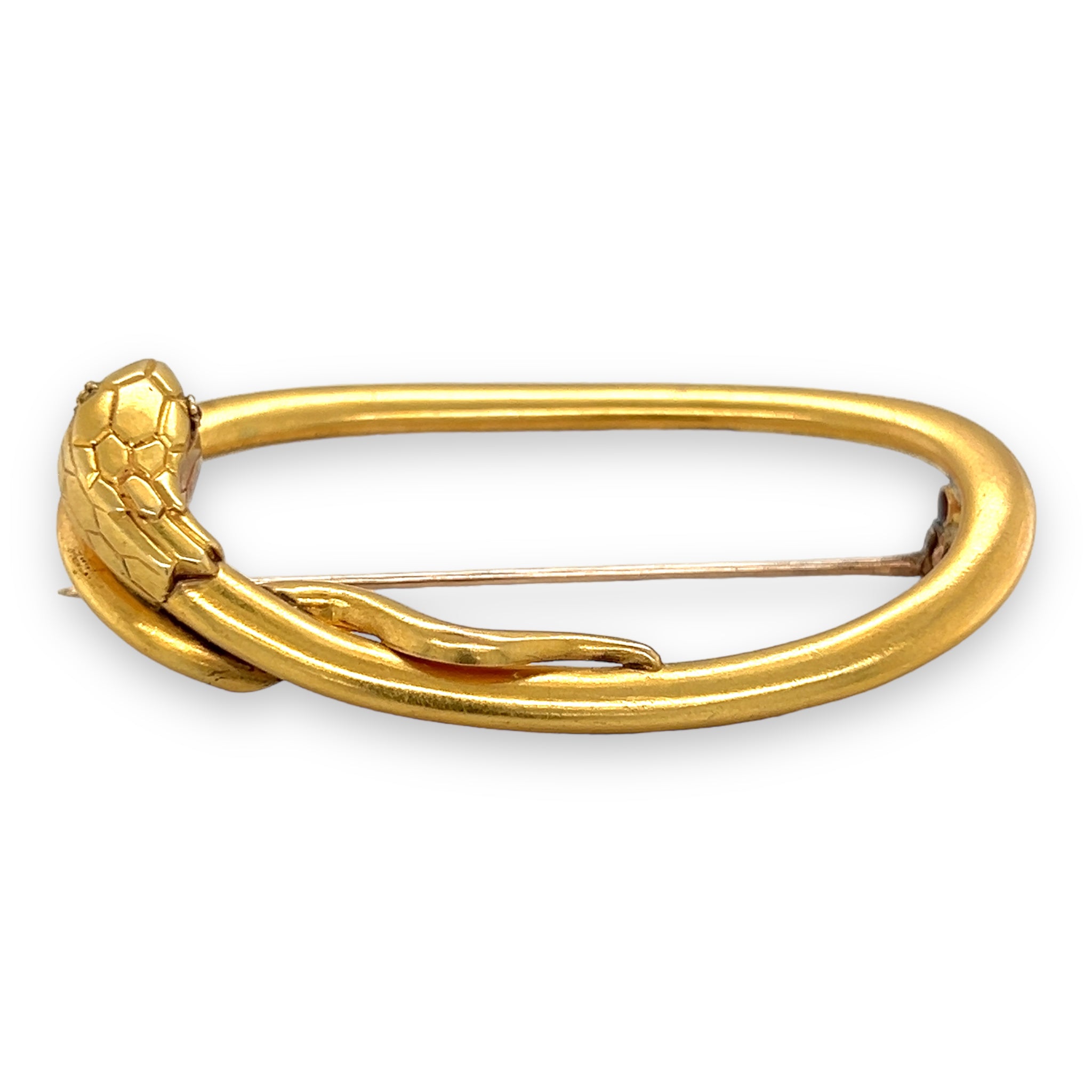 Victorian 18ct Gold Snake Brooch - Wildsmith Jewellery