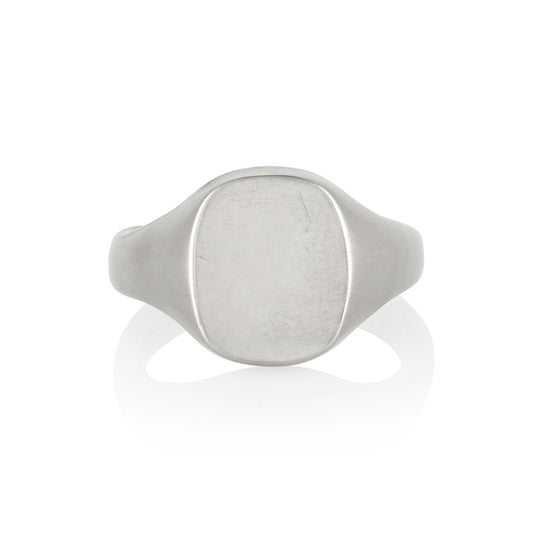 11 x 9mm Cushion Shaped Signet Ring