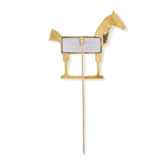 18ct Gold & Diamond Horse Stickpin - Wildsmith Jewellery