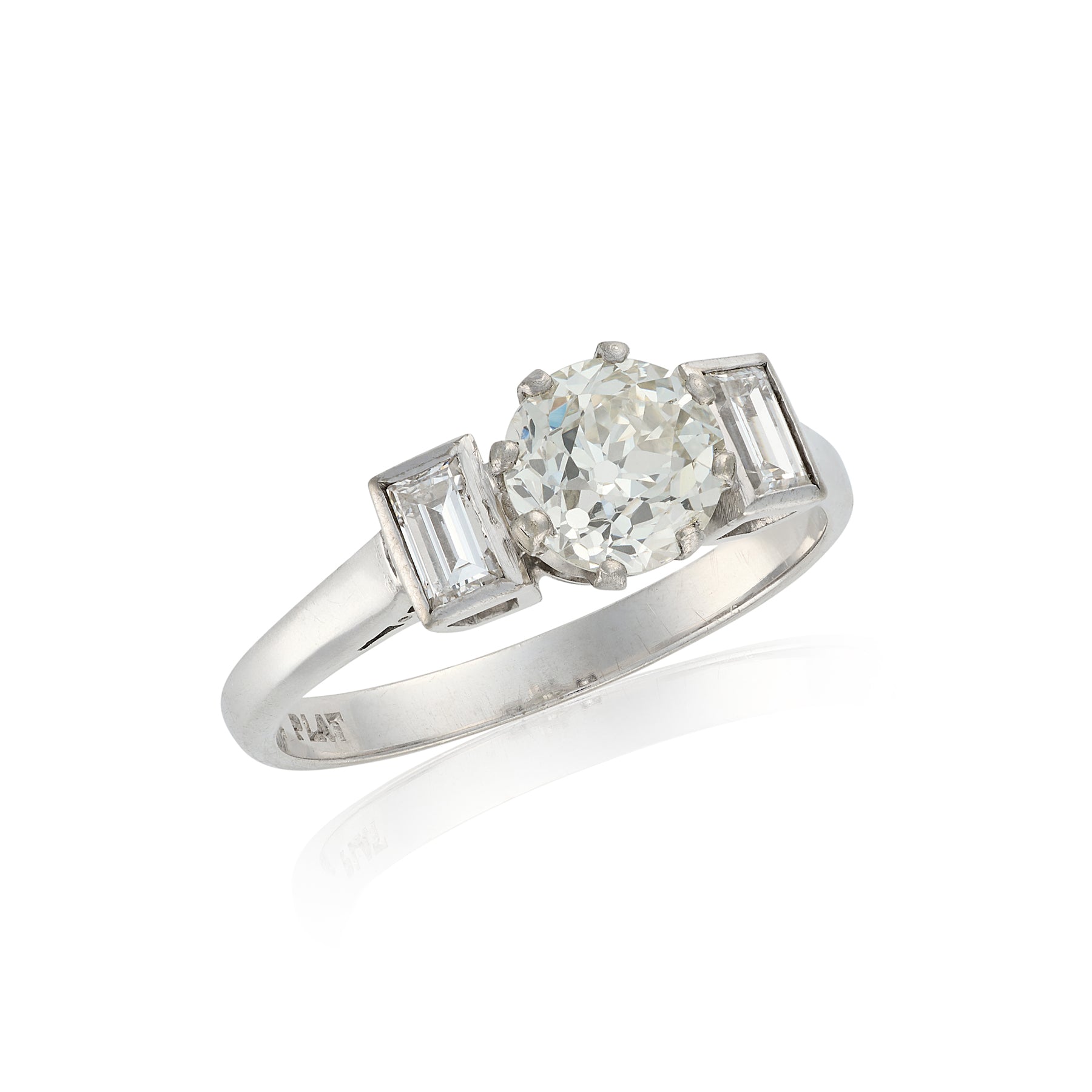 1930's Diamond Three Stone Ring - Wildsmith Jewellery