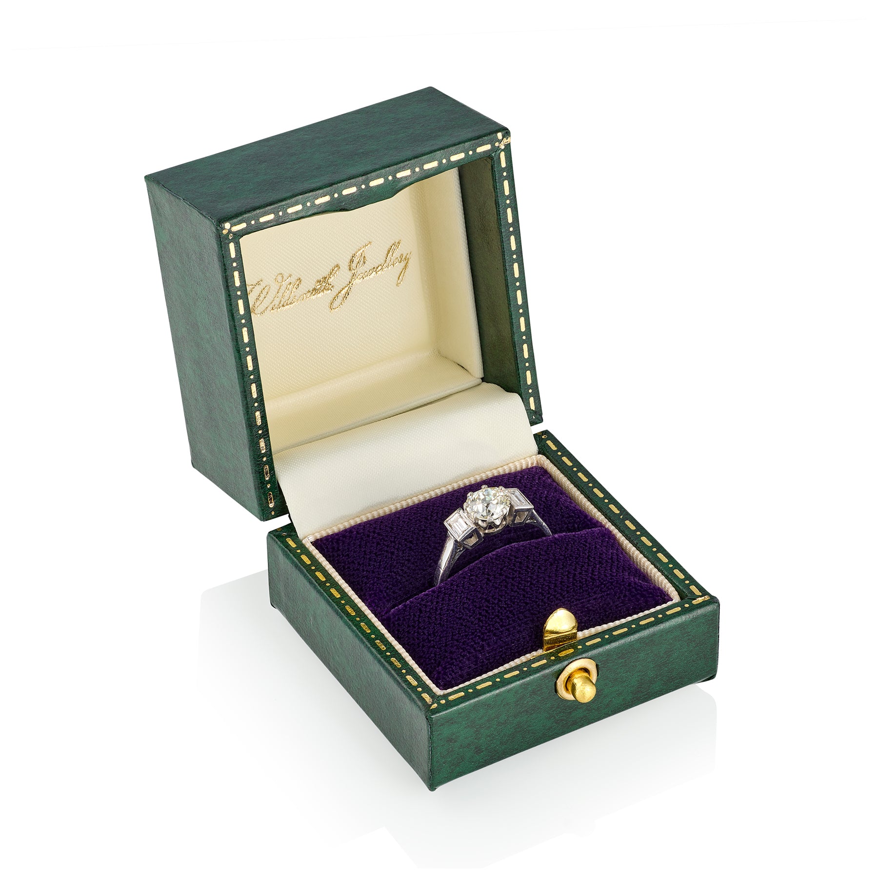 1930's Diamond Three Stone Ring - Wildsmith Jewellery