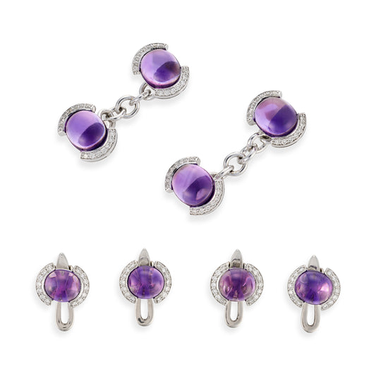 Amethyst & Diamond Dress Set