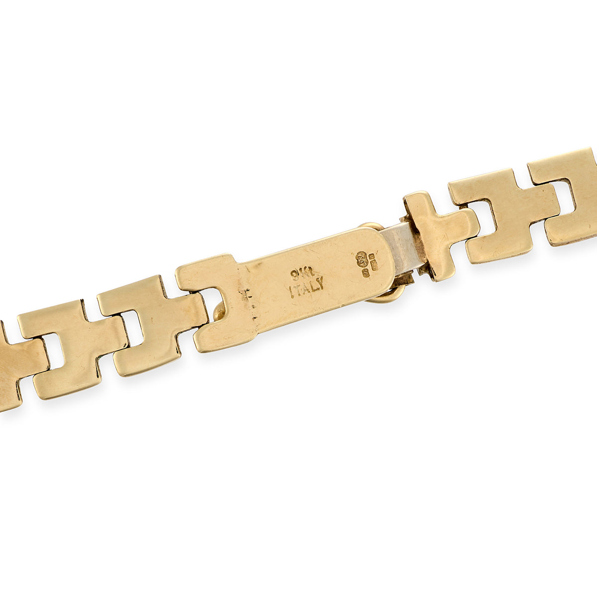 Vintage Italian 9ct Gold Cleopatra Fringe Necklace, c.1960