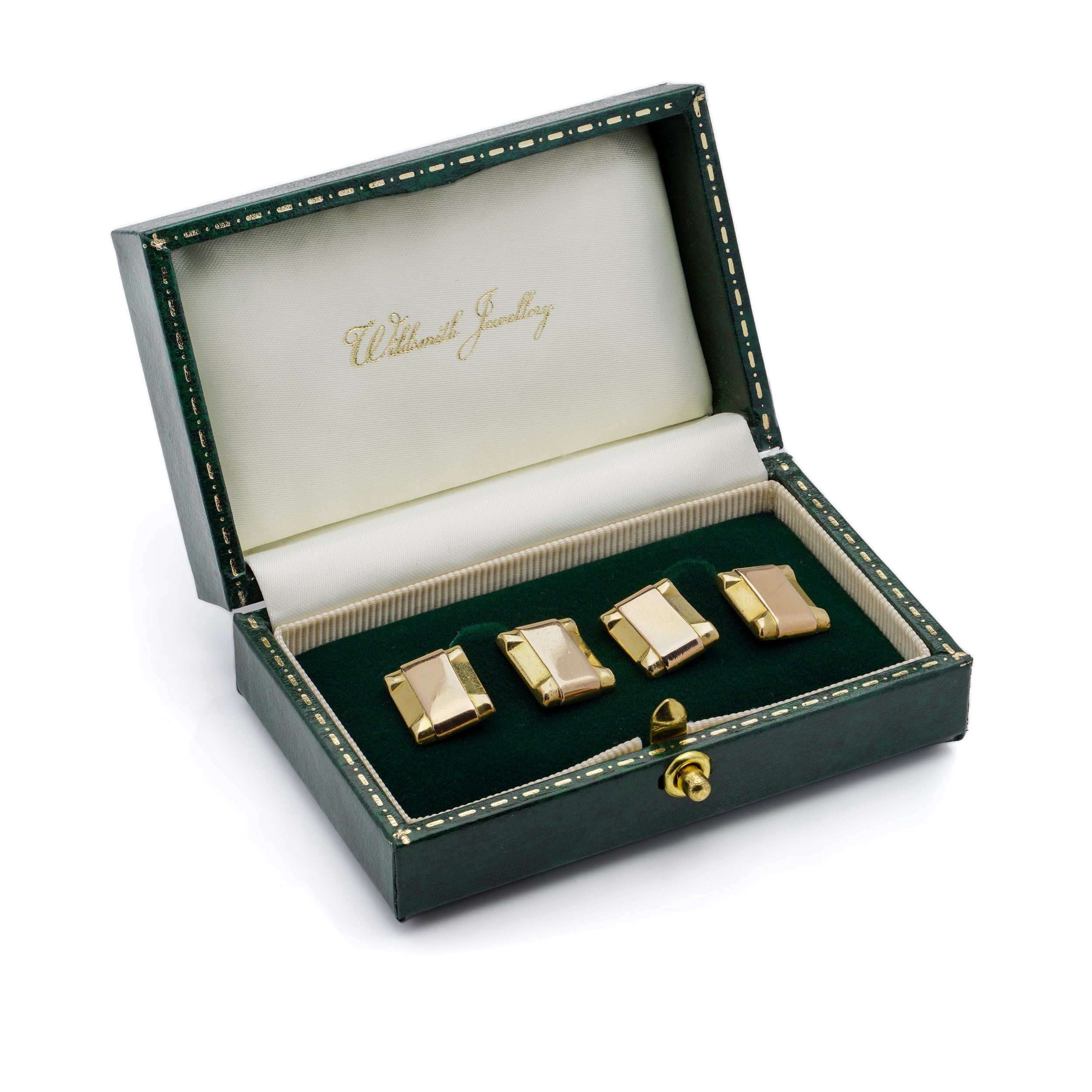 18ct Rose & Yellow Gold Cufflinks - Wildsmith Jewellery