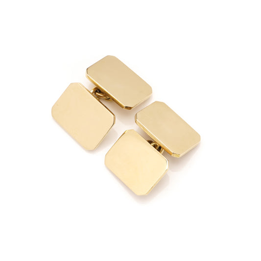 18ct Gold Octagonal Cufflinks - Wildsmith Jewellery