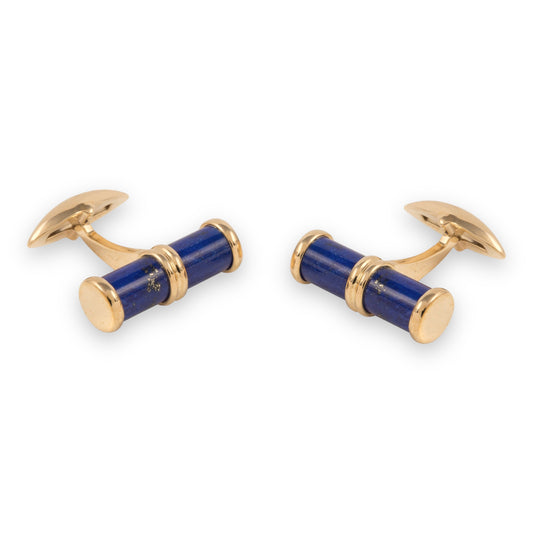 Lapis Lazuli and Gold Cufflinks - Wildsmith Jewellery