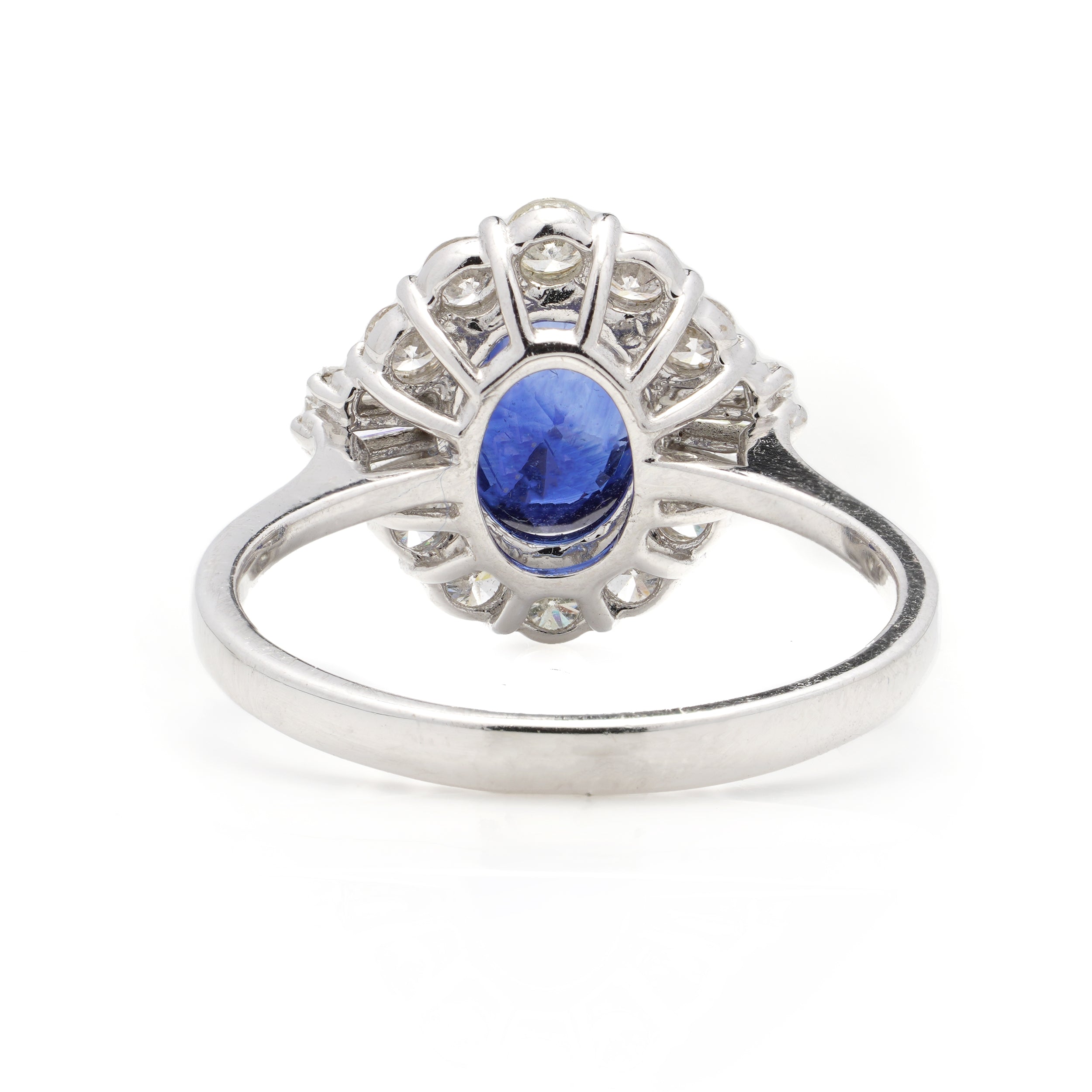 Sapphire & Diamond Engagement Ring - Wildsmith Jewellery