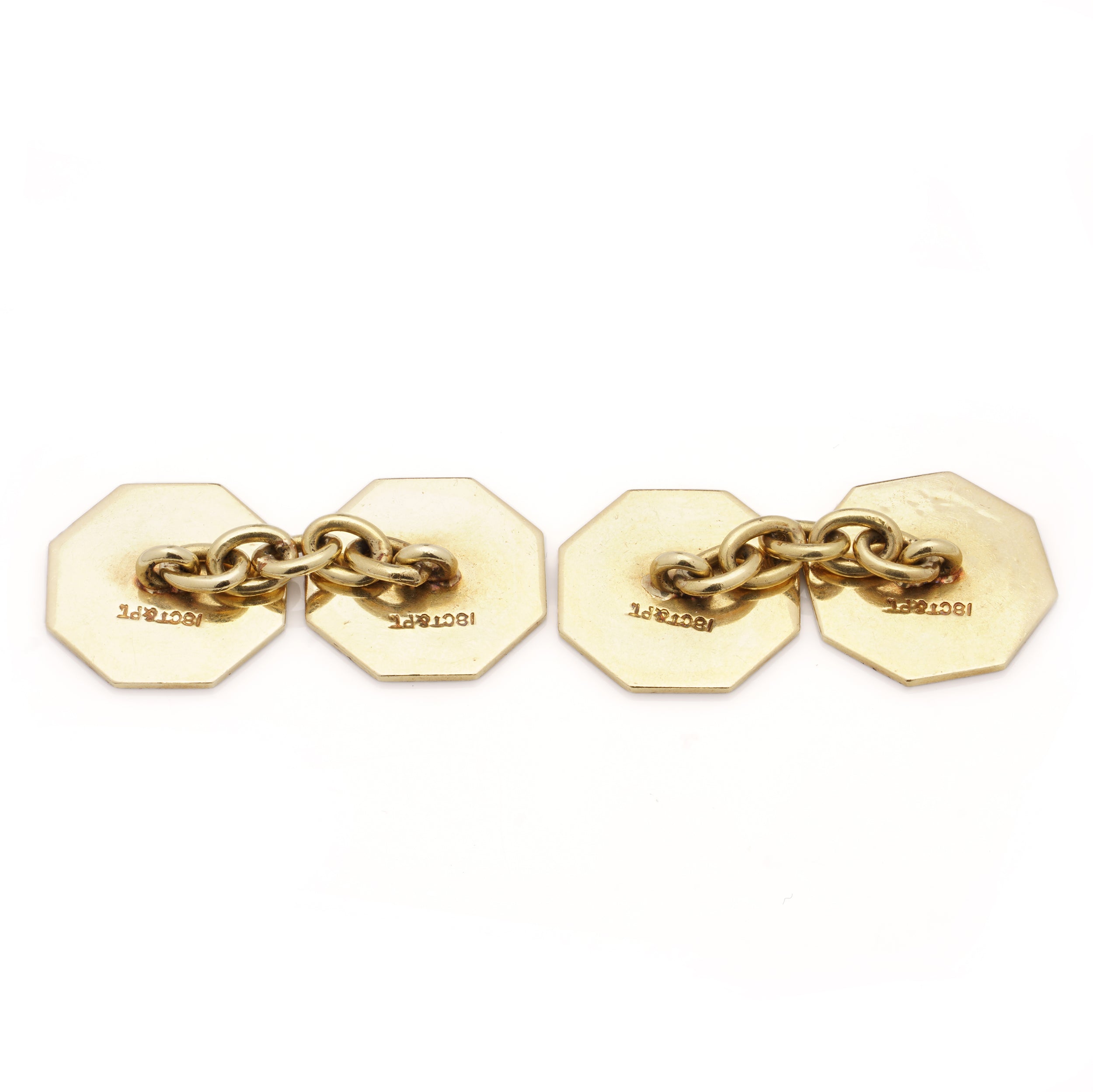 Platinum and Gold Cufflinks - Wildsmith Jewellery