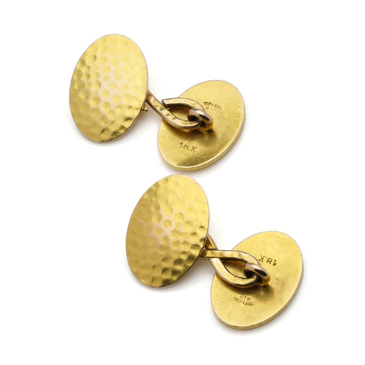 Vintage Tiffany & Co 18ct Gold Cufflinks - Wildsmith Jewellery