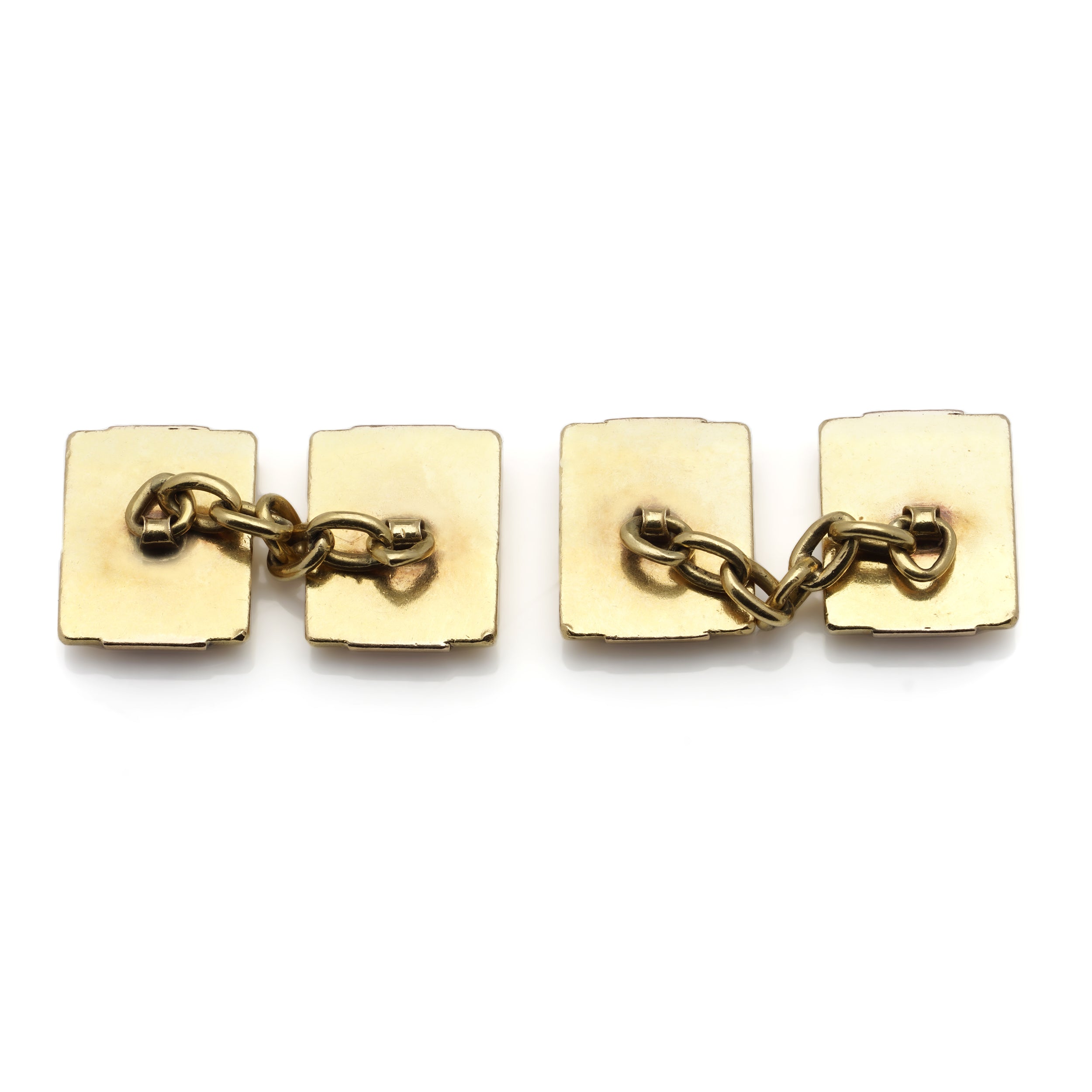 18ct Rose & Yellow Gold Cufflinks - Wildsmith Jewellery