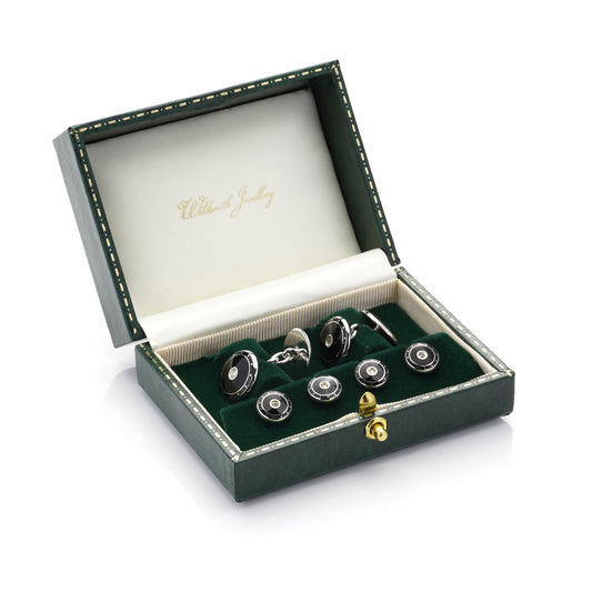 Diamond & Enamel Dress Set - Wildsmith Jewellery