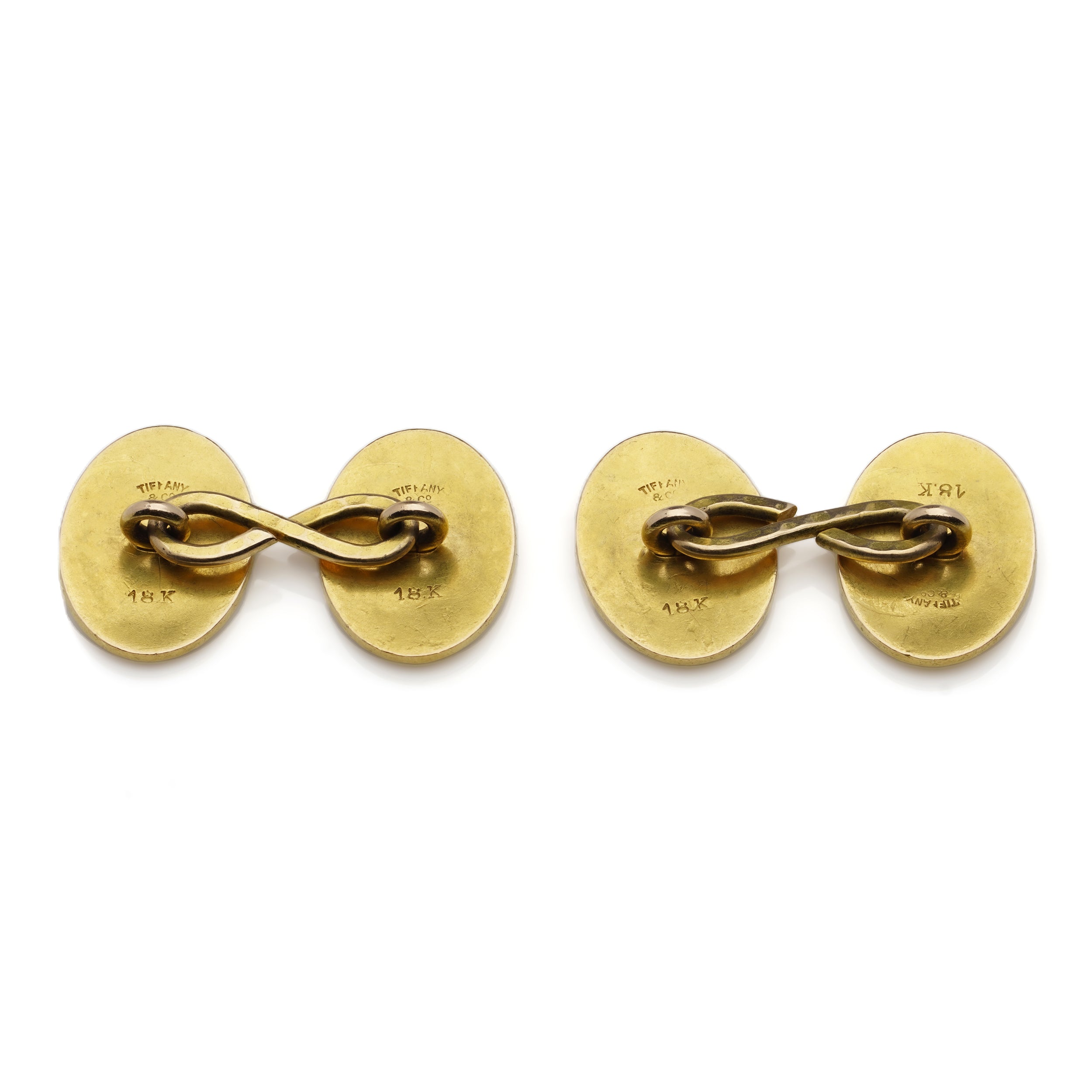 Vintage Tiffany & Co 18ct Gold Cufflinks - Wildsmith Jewellery