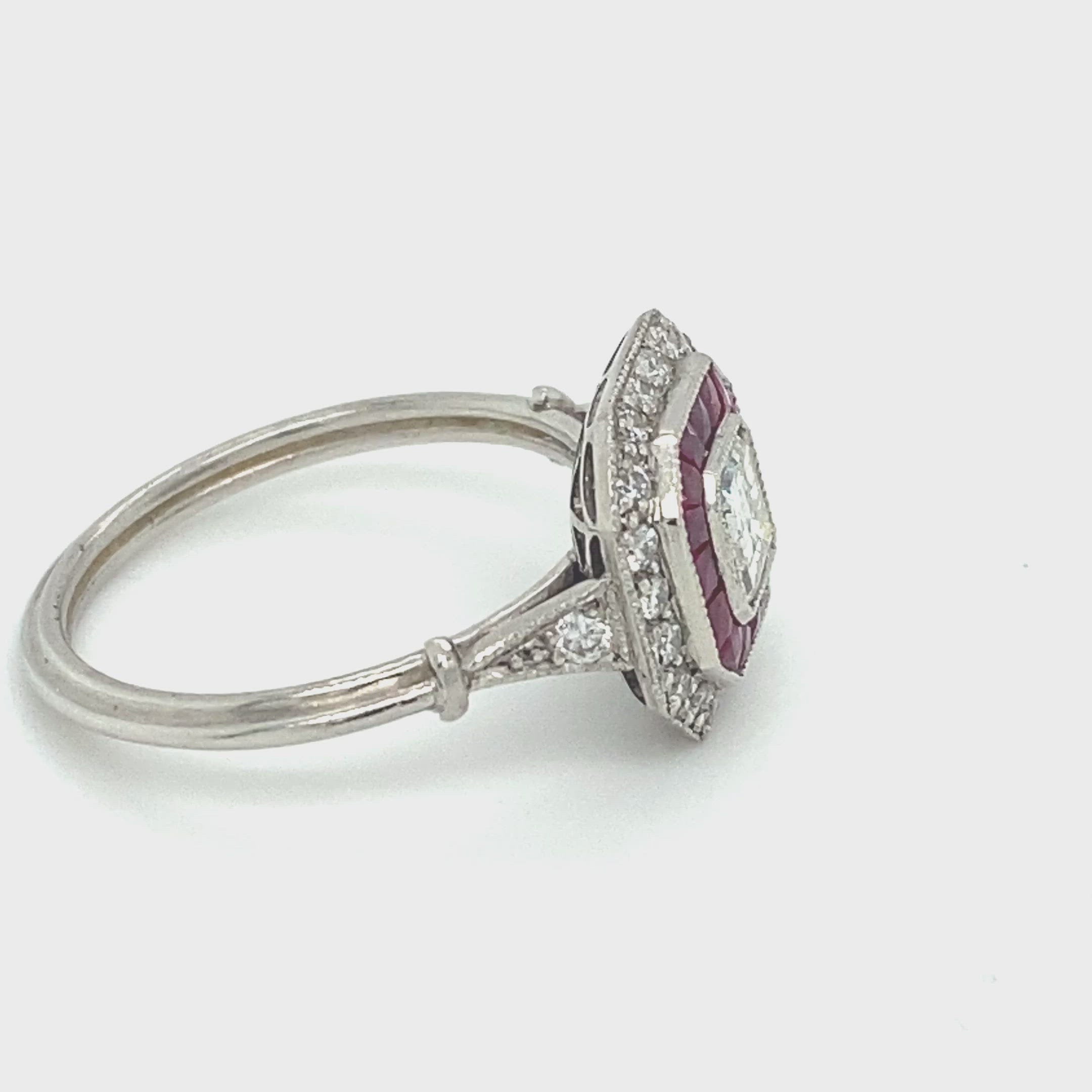 Asscher hot sale cut ruby