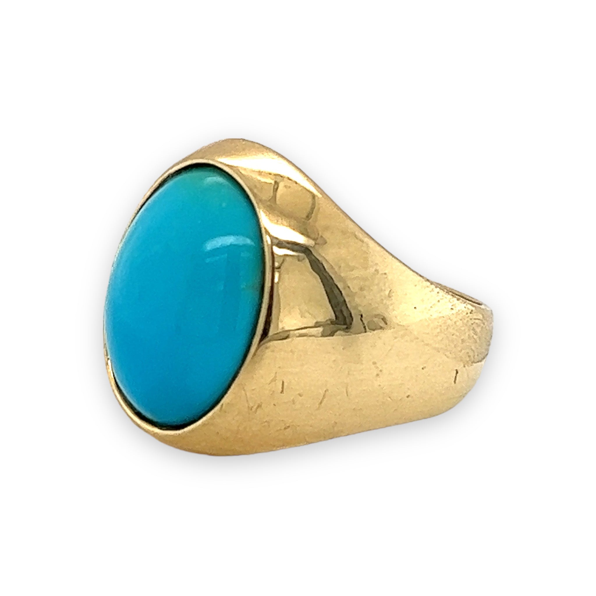 Turquoise hot sale gold band