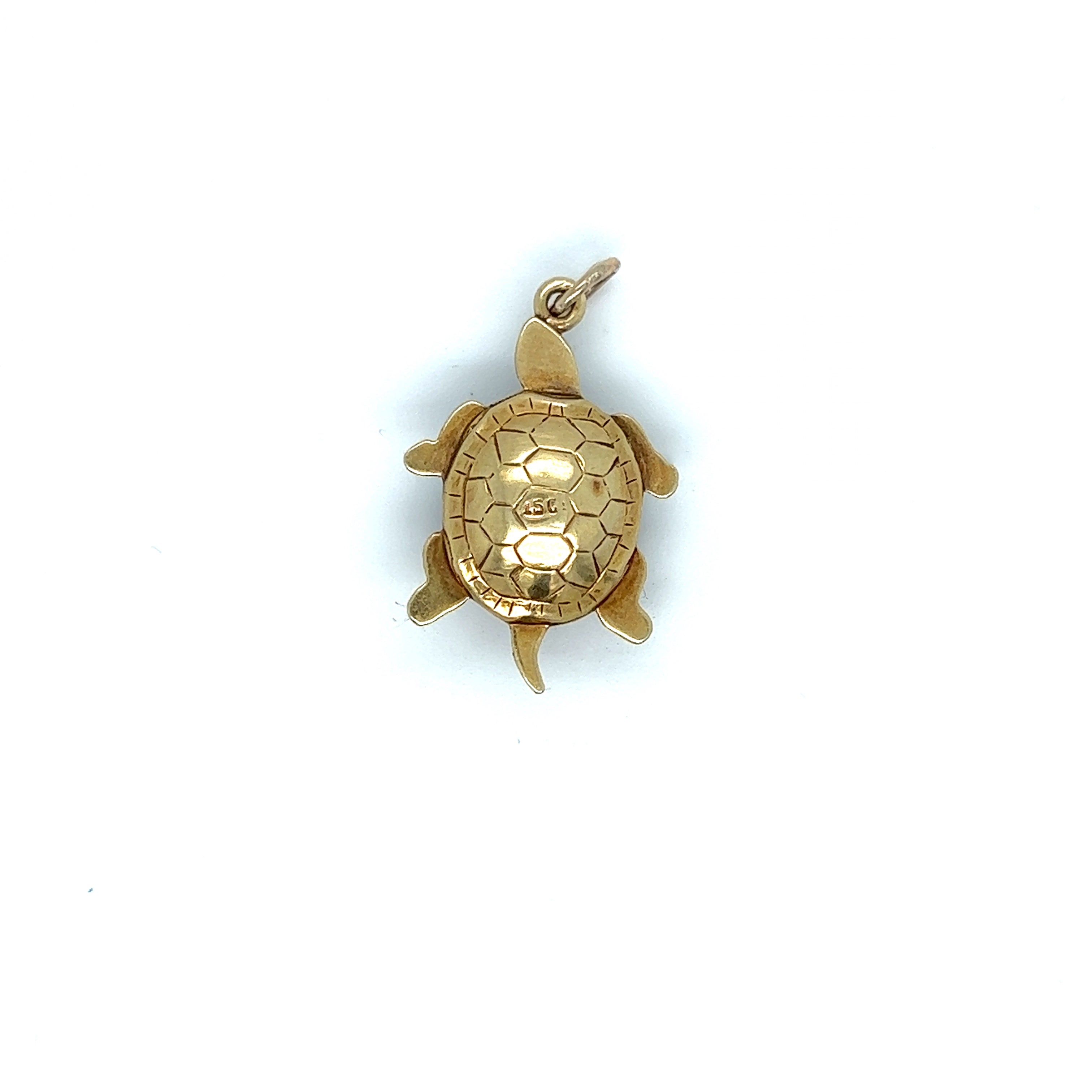 Antique Pearl Turtle Charm - Wildsmith Jewellery Charms & Pendants