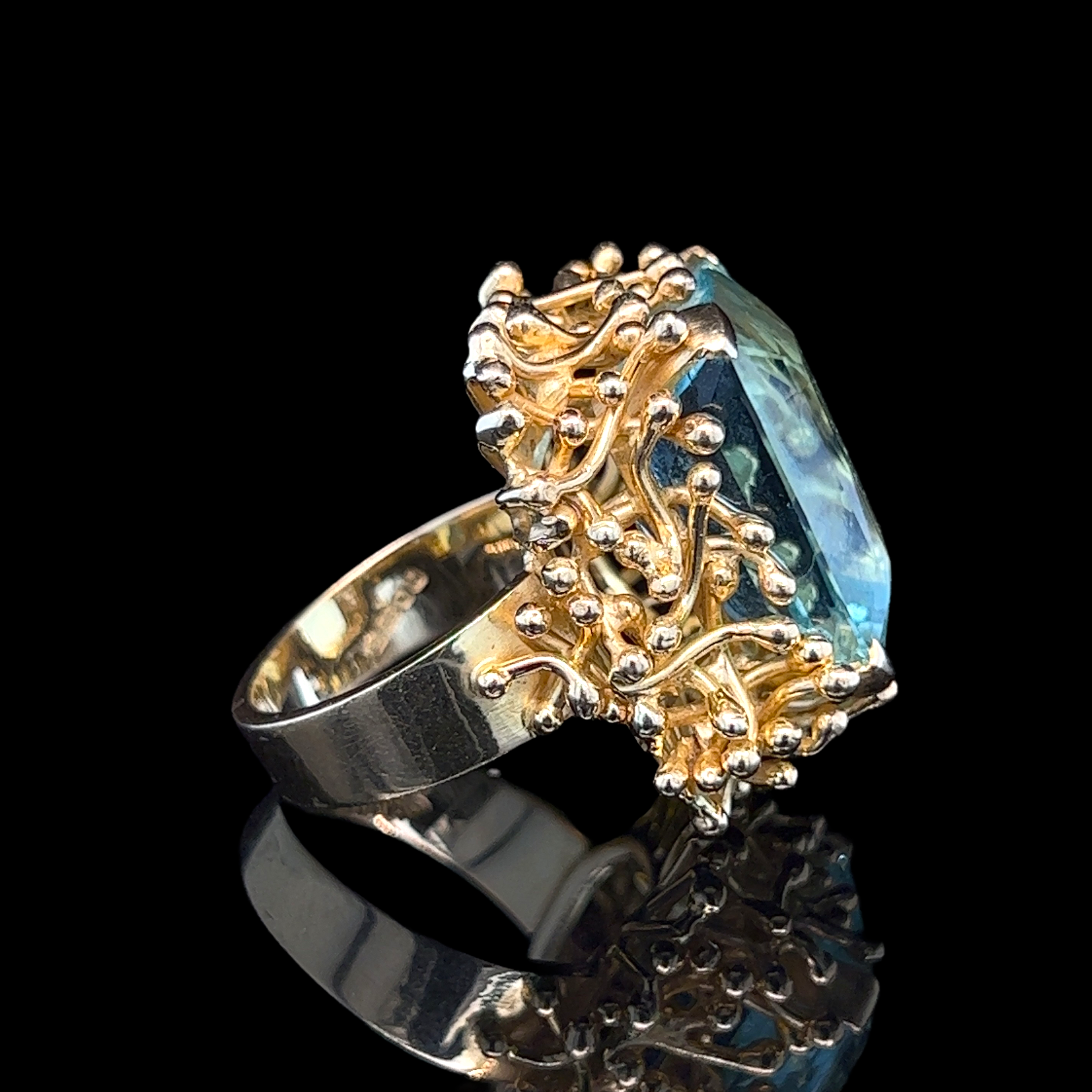 Alan Martin Gard Aquamarine Ring - Wildsmith Jewellery Rings