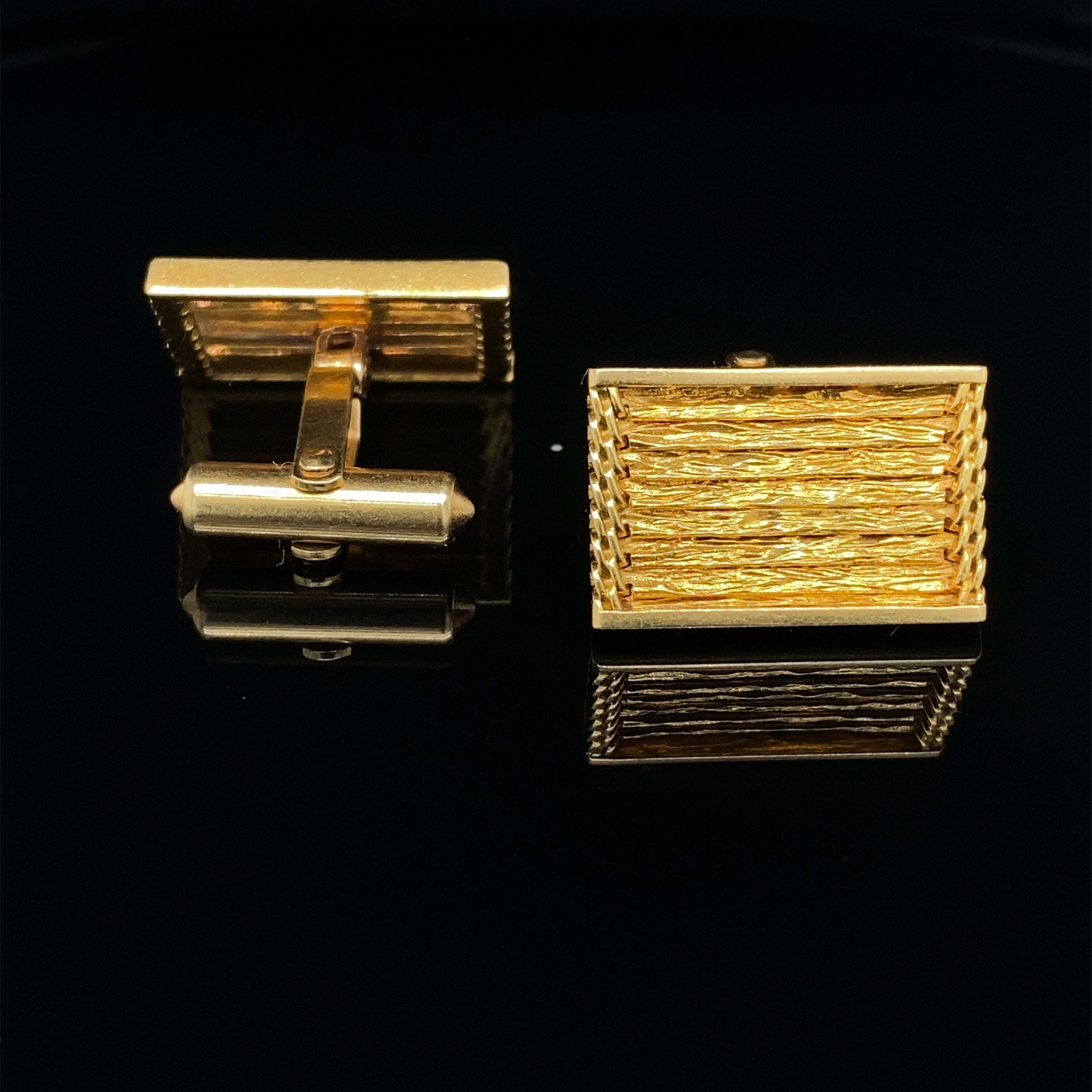 14ct Gold Cufflinks - Wildsmith Jewellery Cufflinks