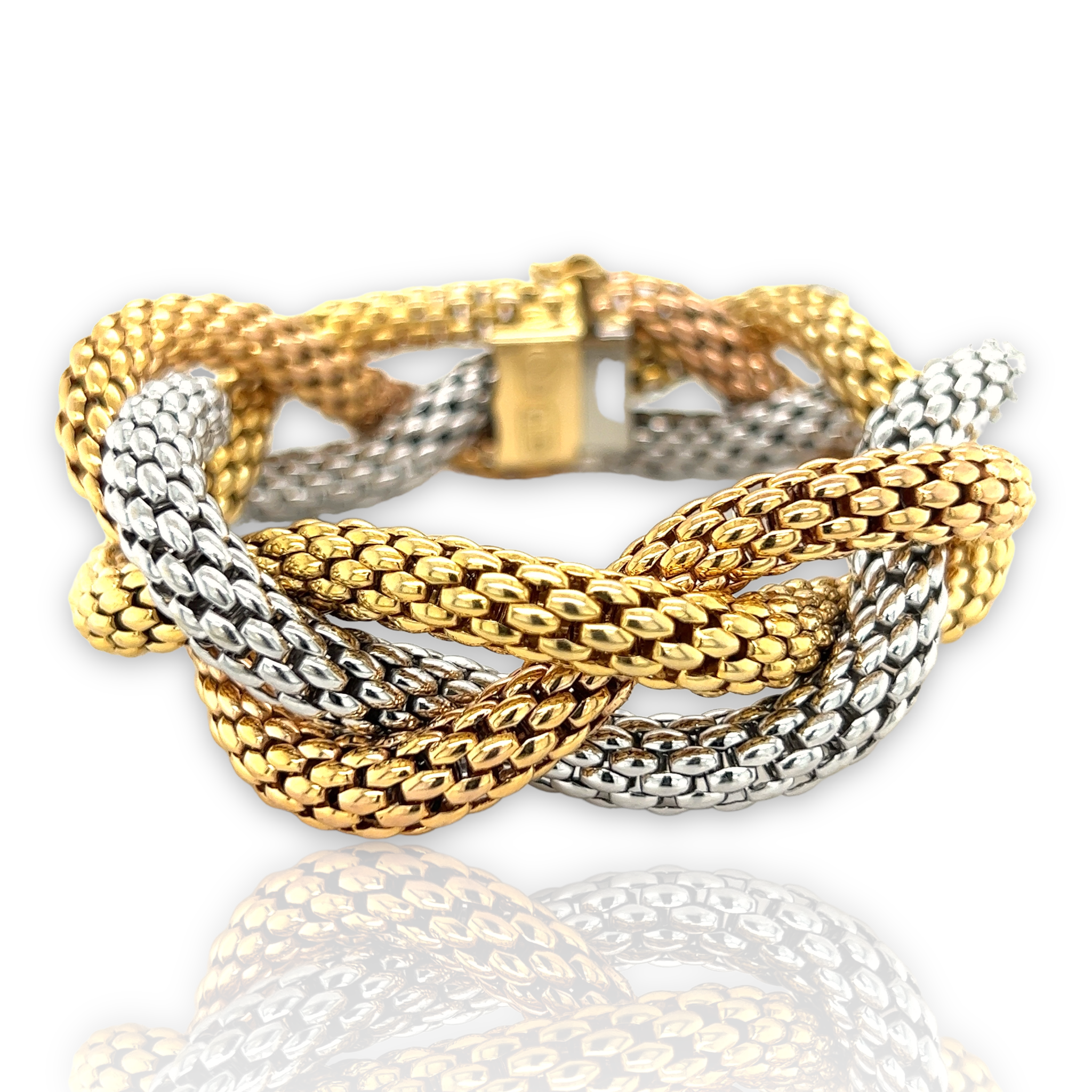 Three Colour Gold Bracelet by Fope - Wildsmith Jewellery Bracelets & Bangles