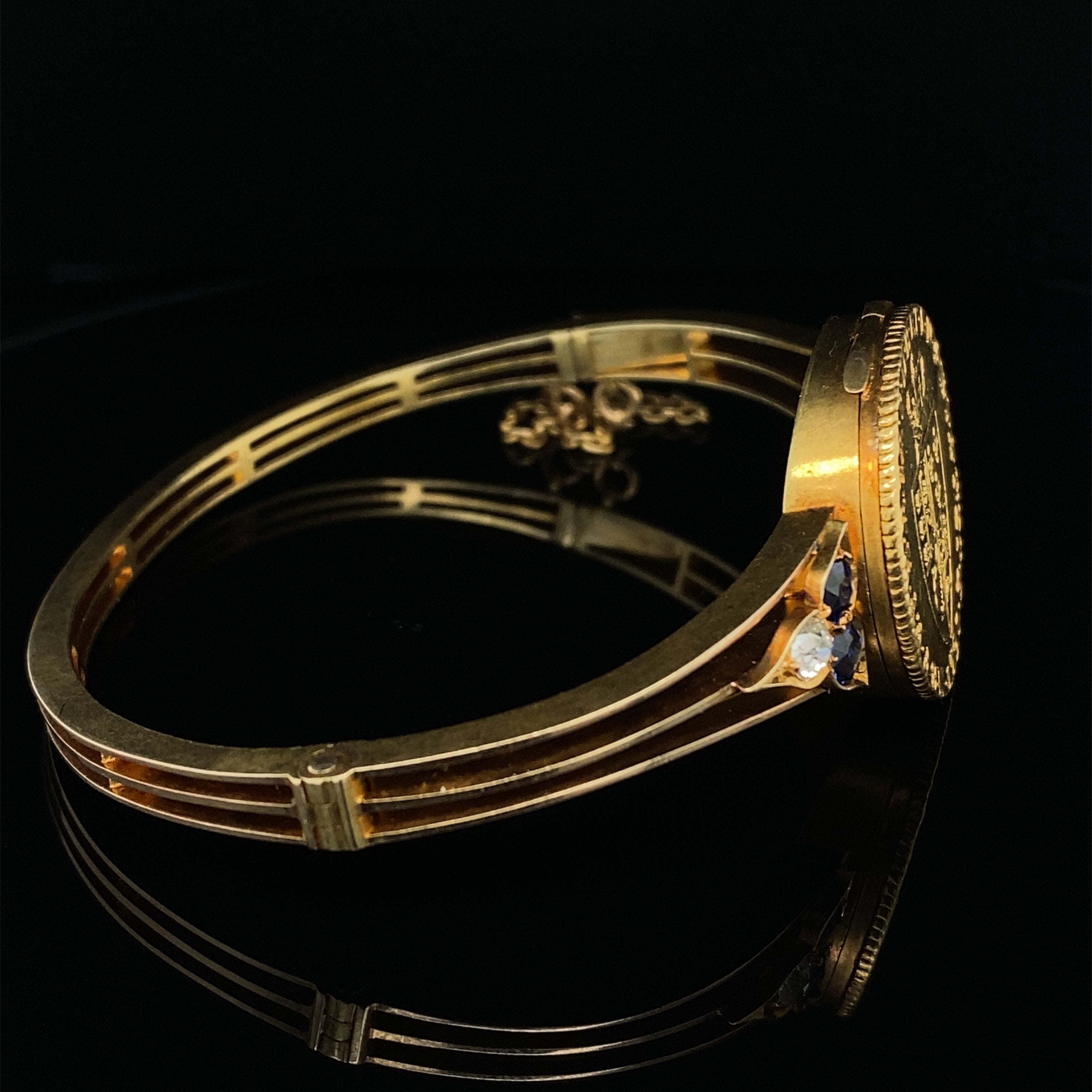 A Victorian George III Guinea Bangle - Wildsmith Jewellery Bracelets & Bangles