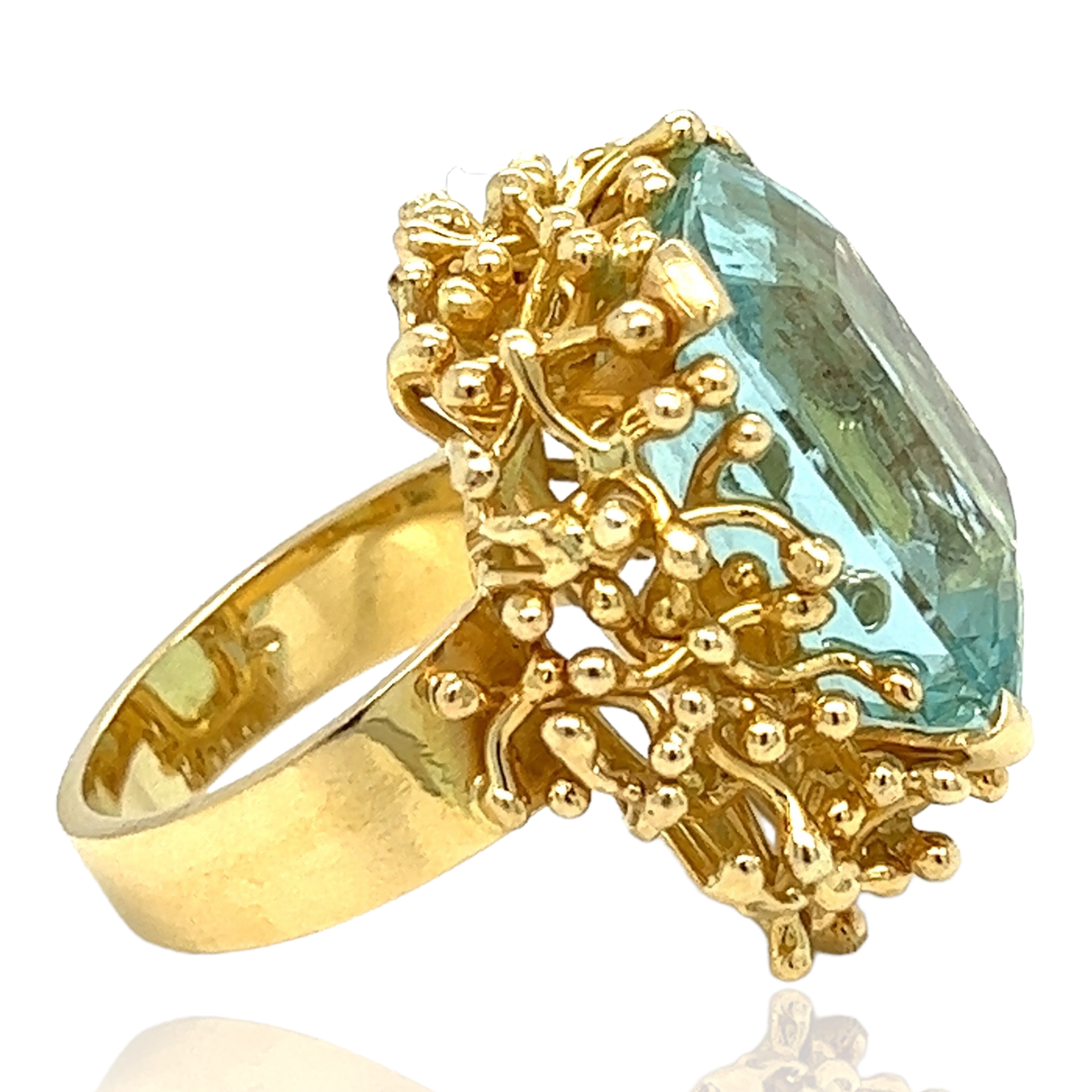 Alan Martin Gard Aquamarine Ring - Wildsmith Jewellery Rings