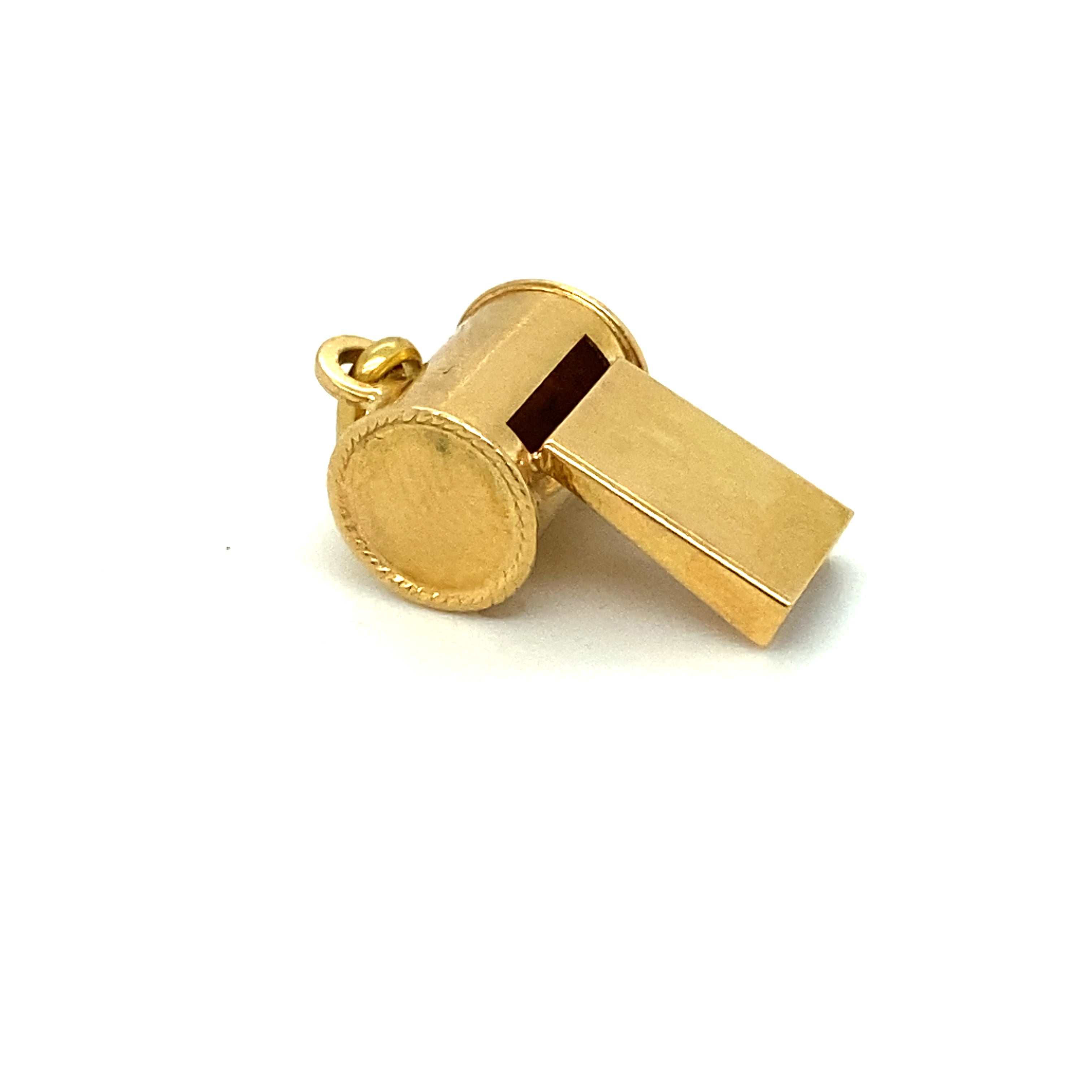 18ct Whistle Charm / Pendant - Wildsmith Jewellery Necklaces