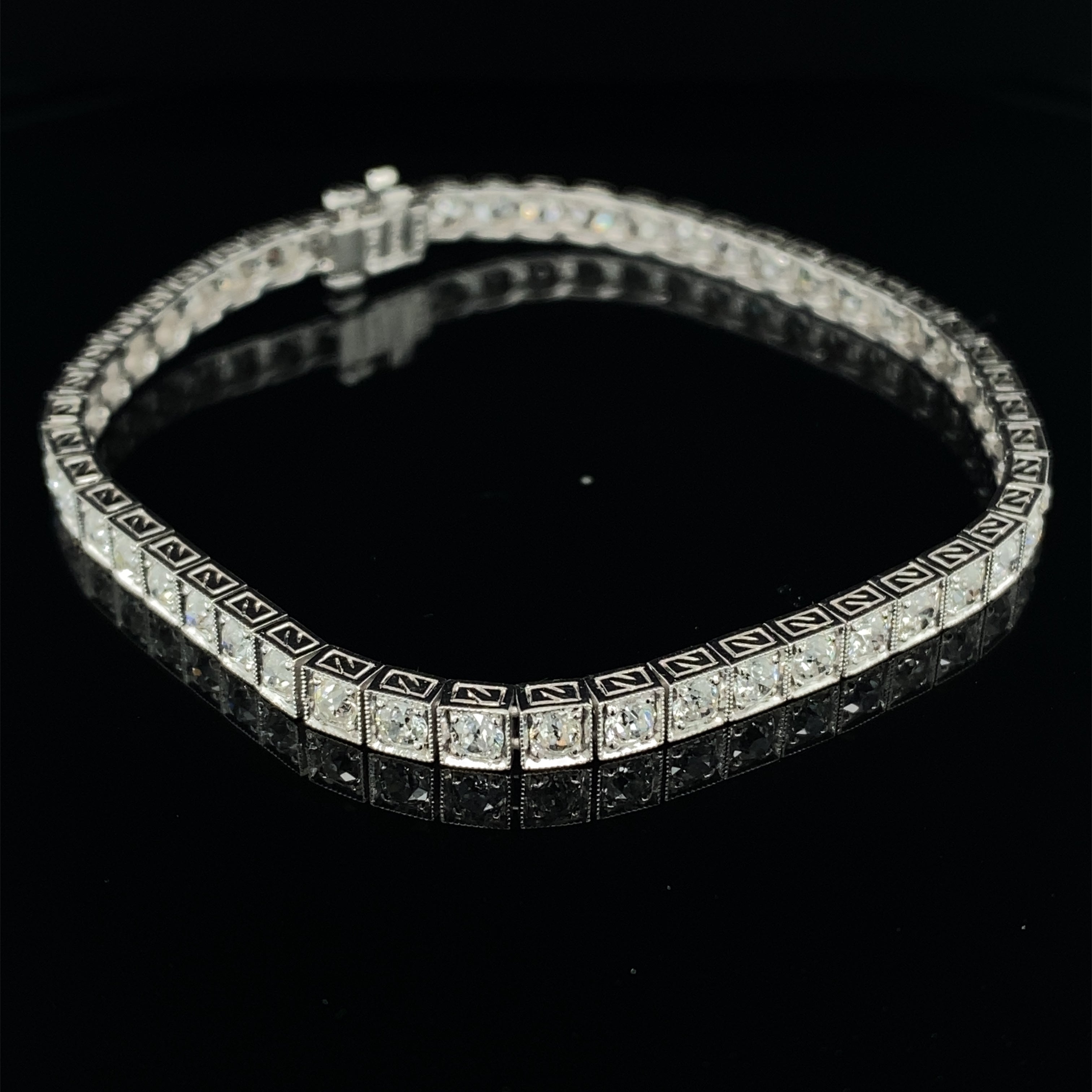 Diamond Tennis Bracelet, 5.1cts - Wildsmith Jewellery Bracelets & Bangles