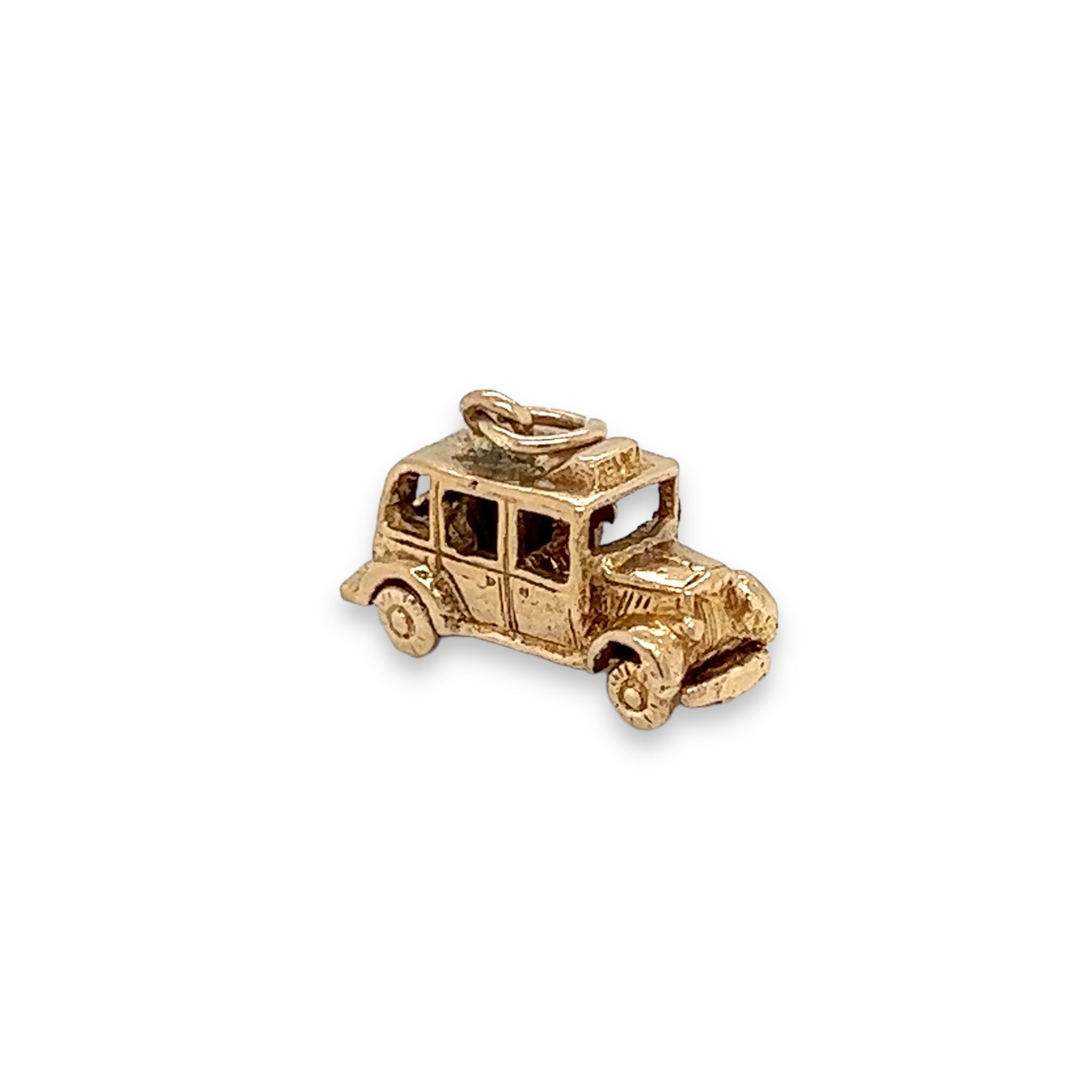 9ct Gold London Taxi Charm - Wildsmith Jewellery Charms & Pendants