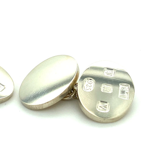 Silver Cufflinks, Hallmark Feature - Wildsmith Jewellery Cufflinks