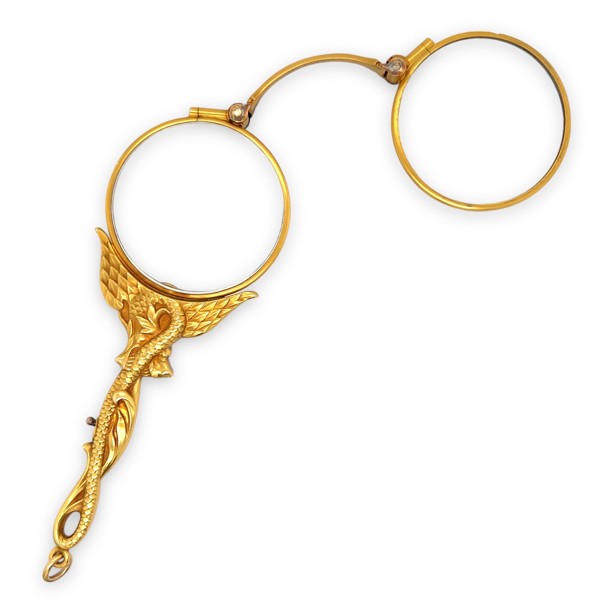 Art Nouveau Dragon Lorgnette Glasses - Wildsmith Jewellery Glasses