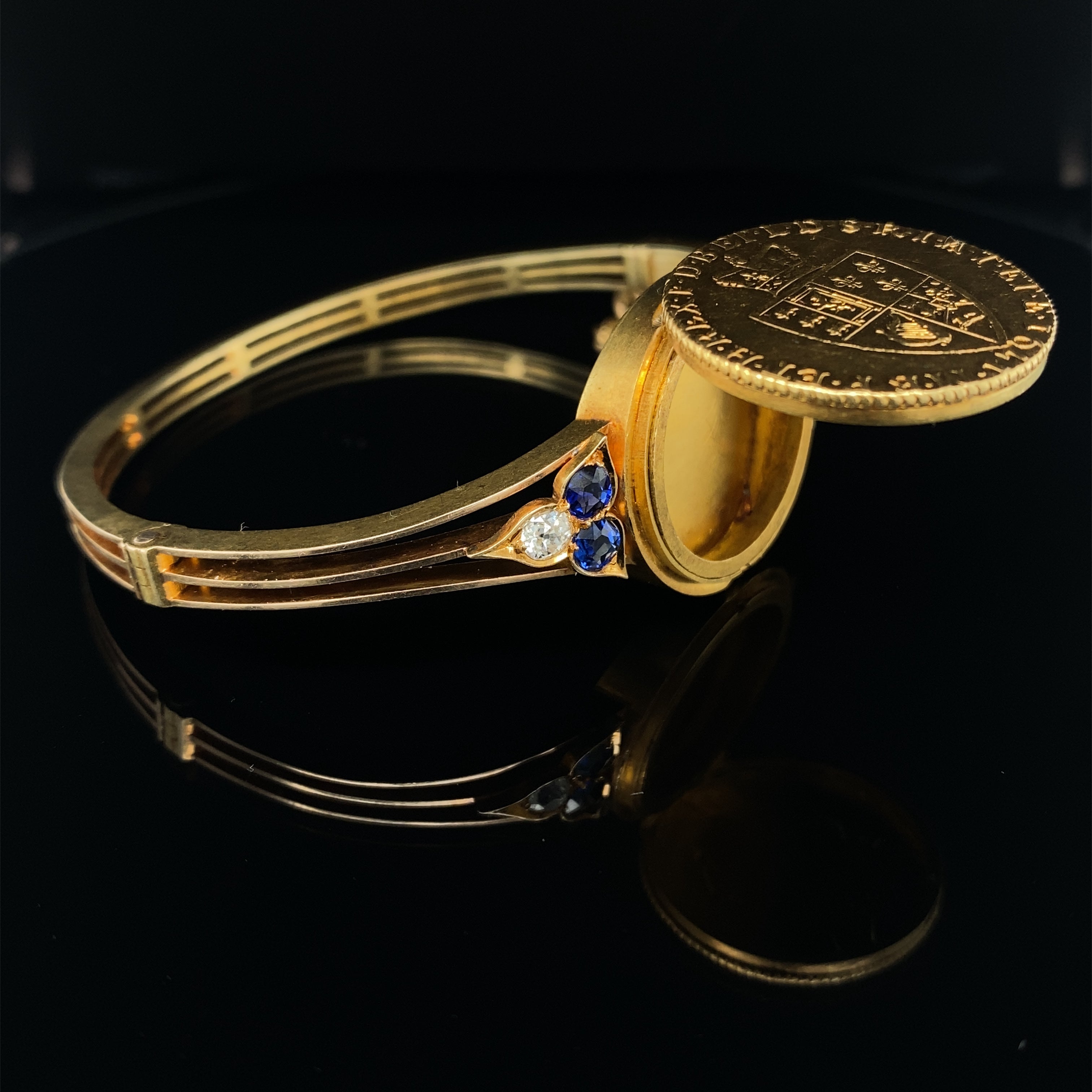 A Victorian George III Guinea Bangle - Wildsmith Jewellery Bracelets & Bangles