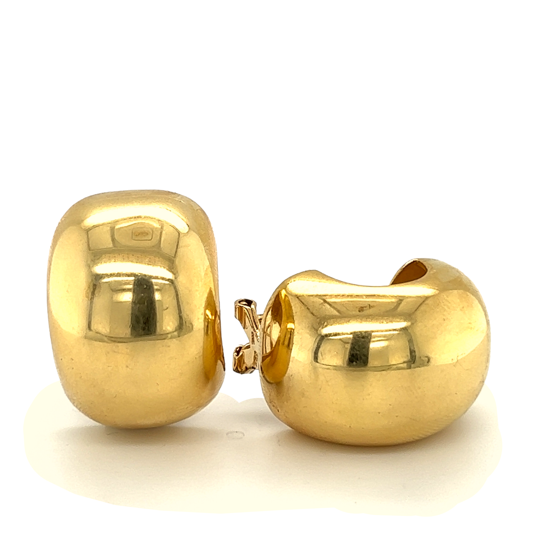 Large Gold Earrclips - Wildsmith Jewellery Earrings