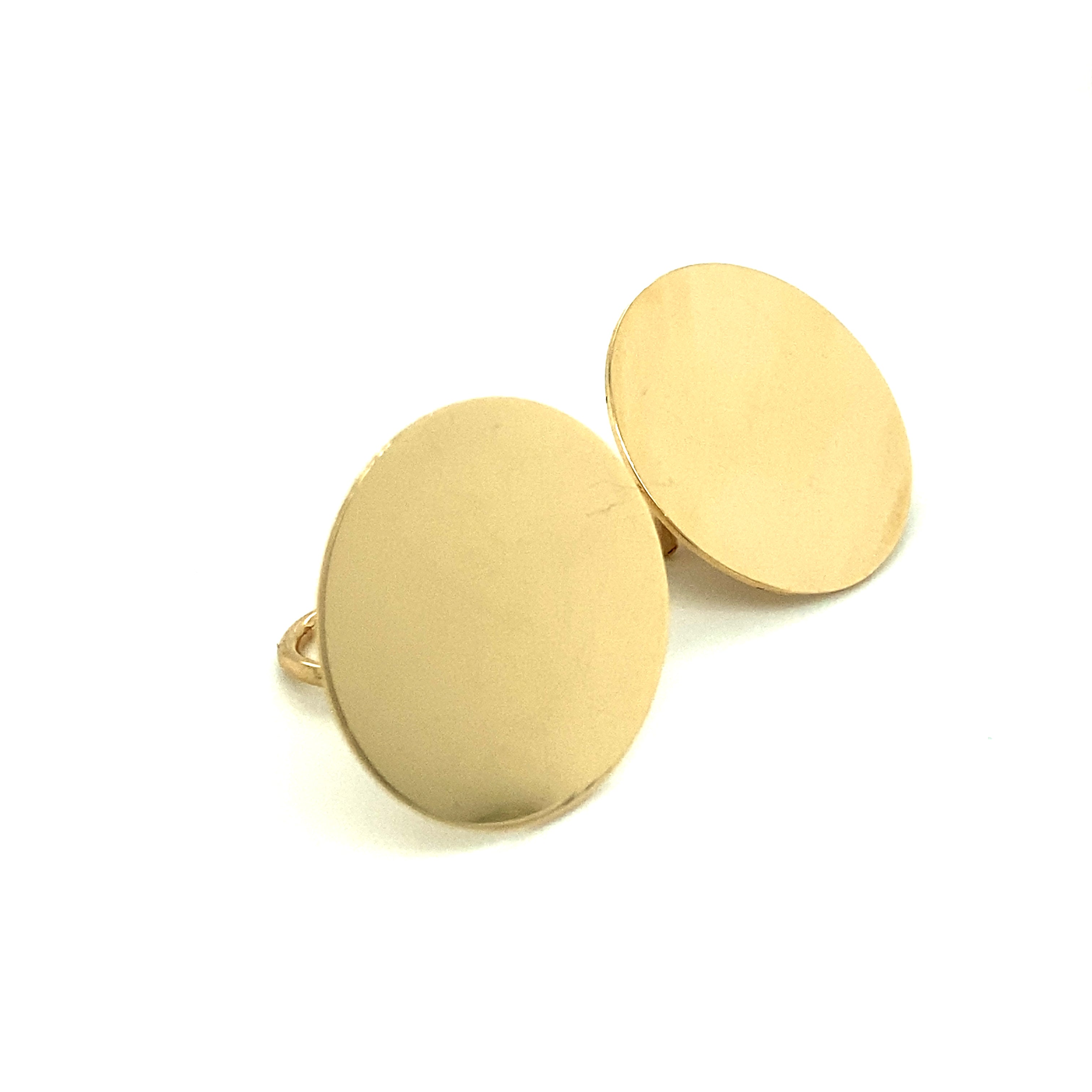 Gold Disc Earrings - Wildsmith Jewellery Earrings