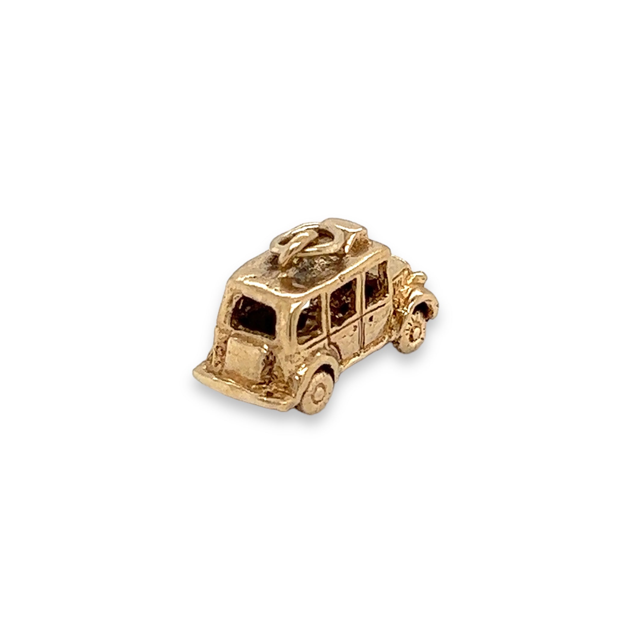 9ct Gold London Taxi Charm - Wildsmith Jewellery Charms & Pendants