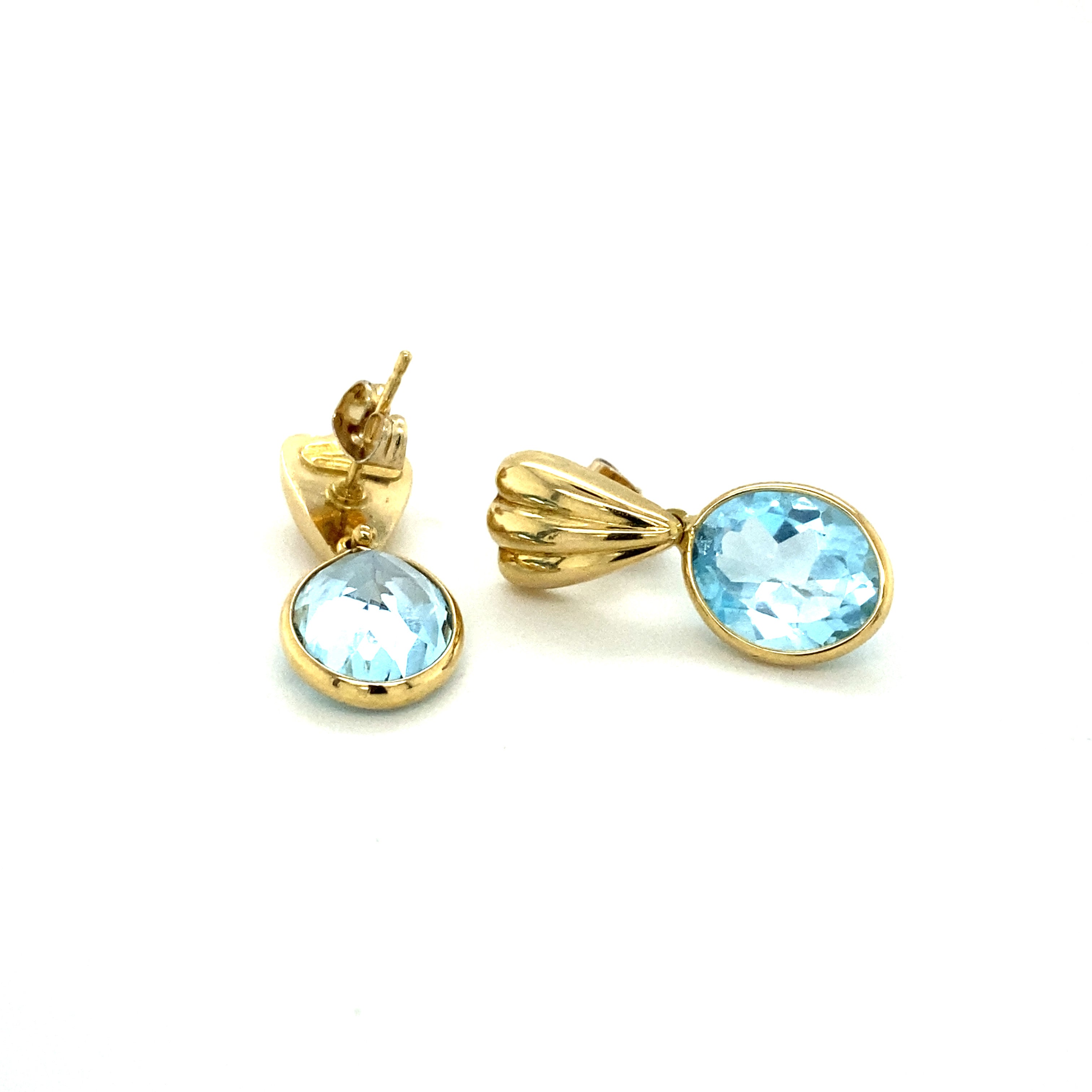 Gold & Topaz Earrings - Wildsmith Jewellery Earrings