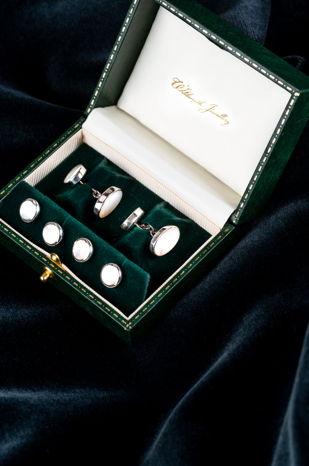 Mother of Pearl Dress Set - Wildsmith Jewellery Cufflinks