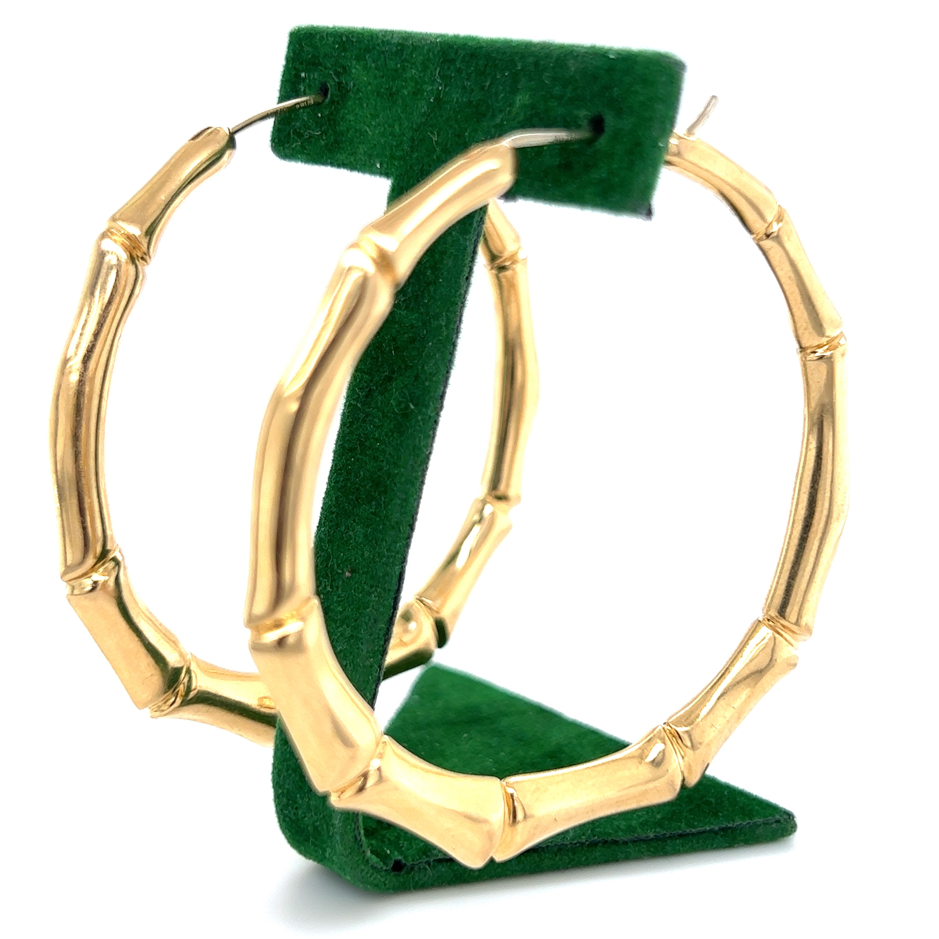 Gucci gold bamboo earrings Clearance