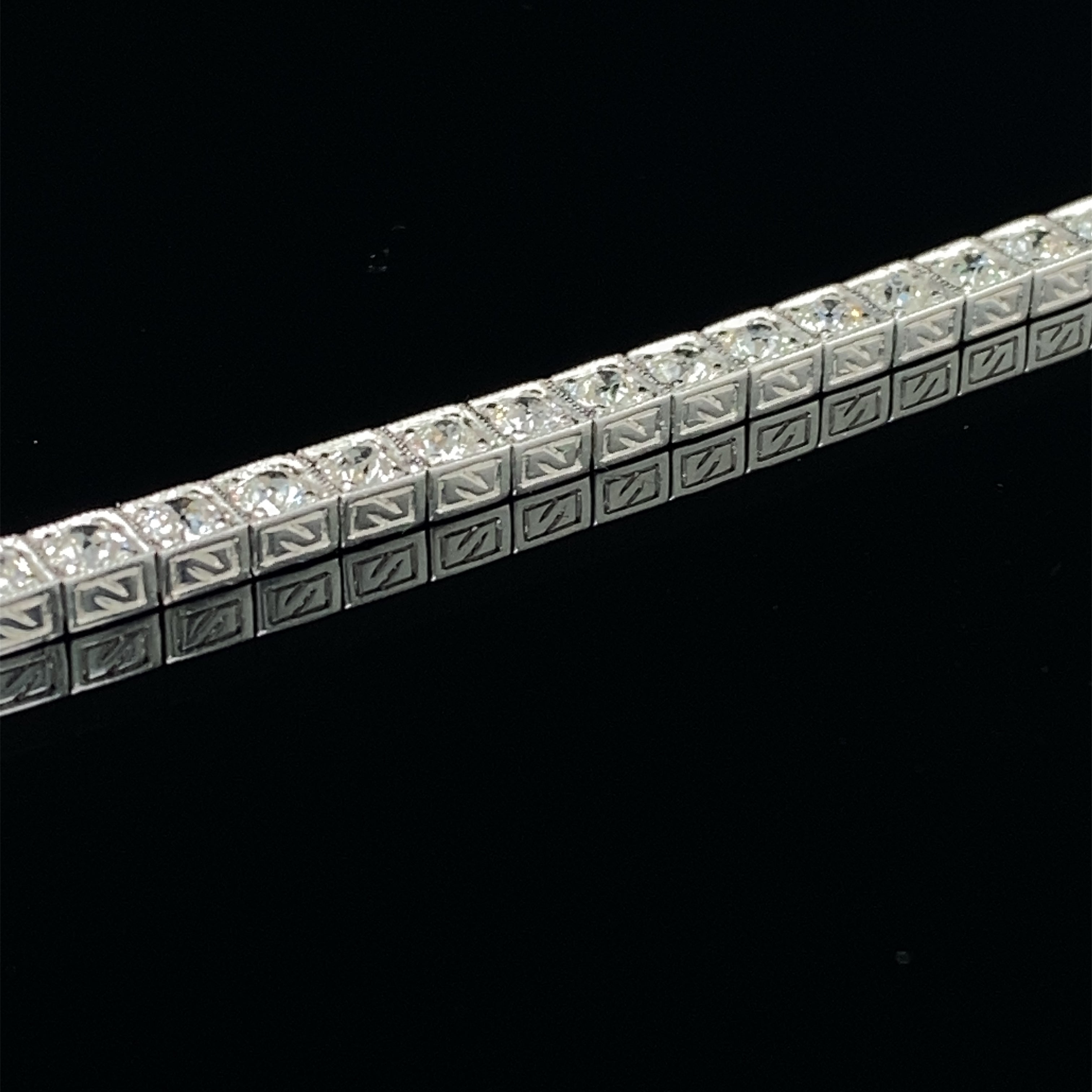 Diamond Tennis Bracelet, 5.1cts - Wildsmith Jewellery Bracelets & Bangles