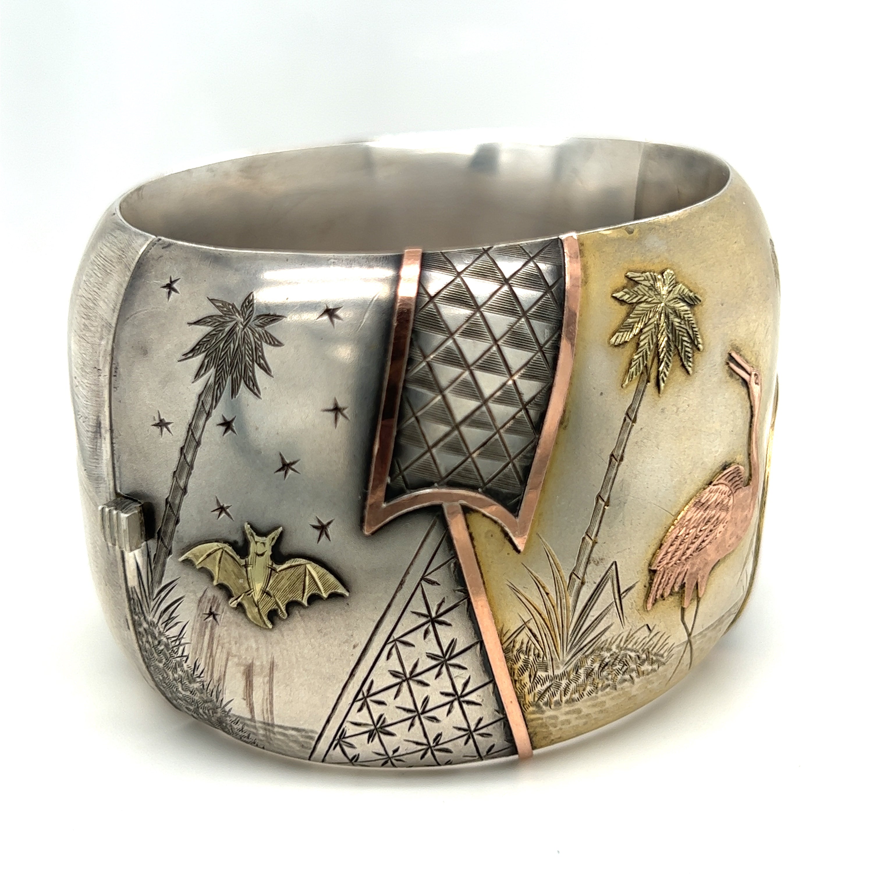 Japanese Aesthetic Silver Bangle - Wildsmith Jewellery Bracelets & Bangles