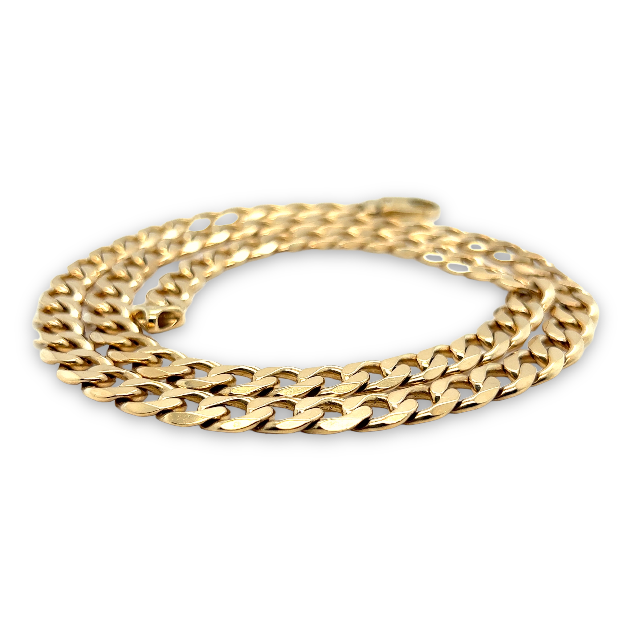 Gold Curb-Link Chain - Wildsmith Jewellery