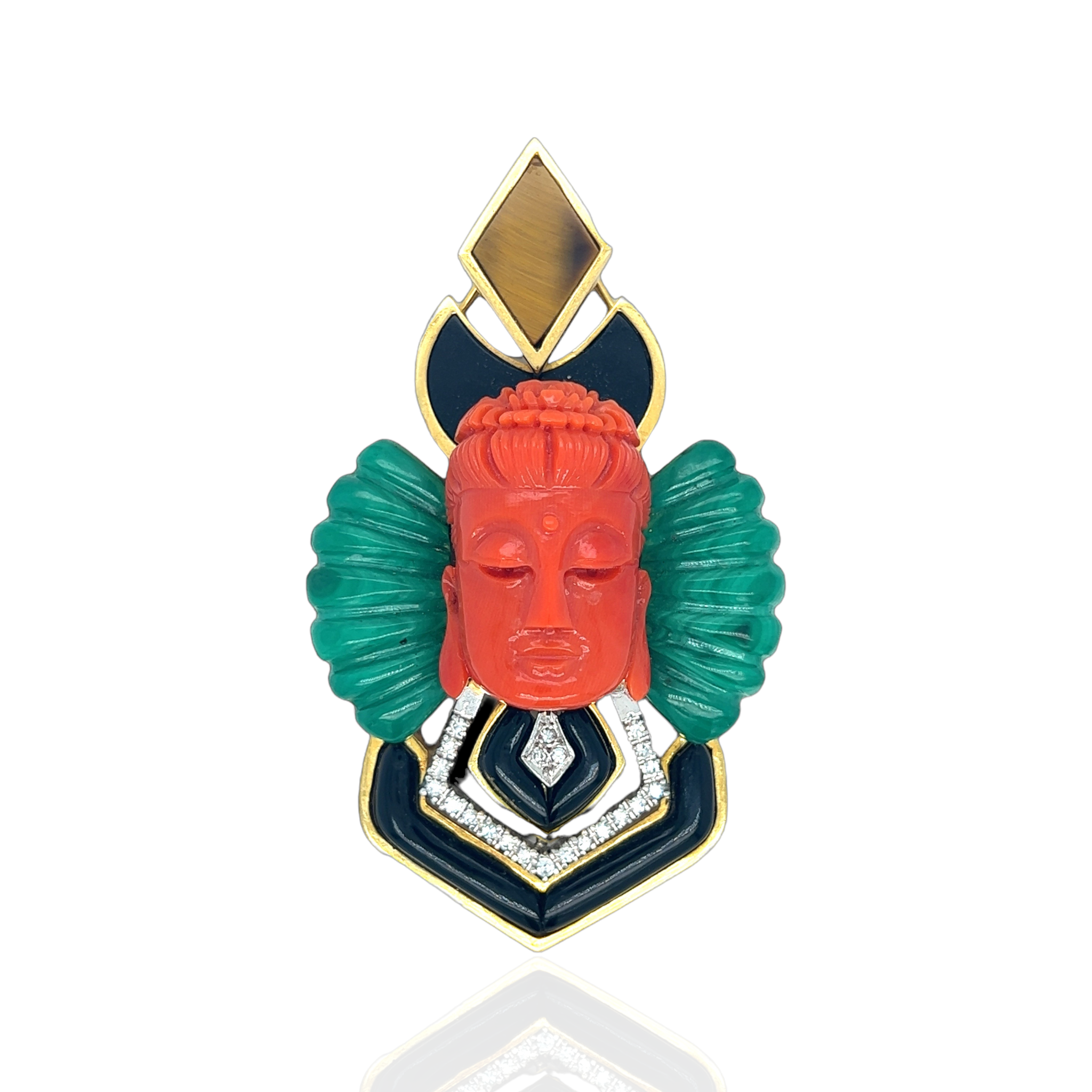 Aztec Buddah Pendant - Wildsmith Jewellery Charms & Pendants