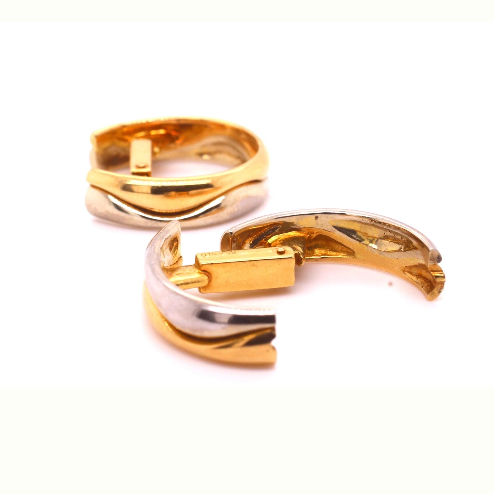 18ct Gold Cufflinks, Cartier Paris - Wildsmith Jewellery Cufflinks