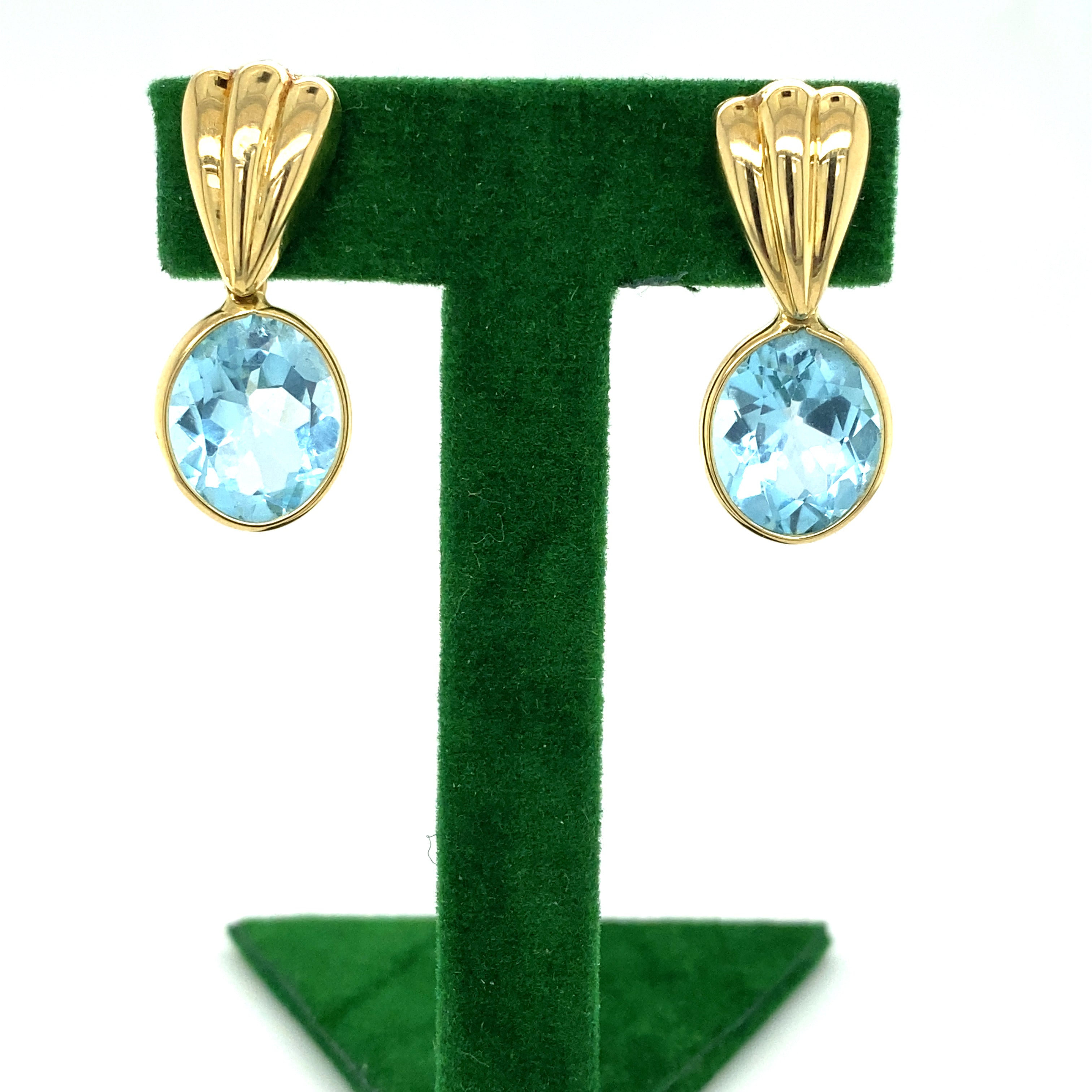 Gold & Topaz Earrings - Wildsmith Jewellery Earrings