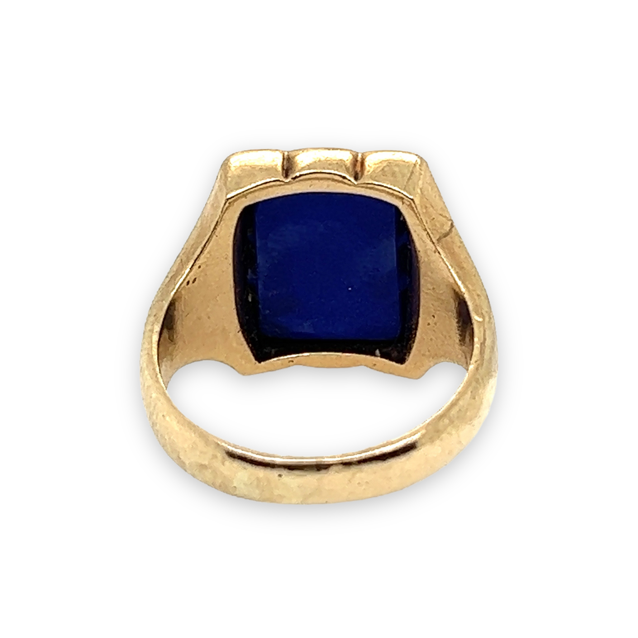 Gold & Lapis Lazuli Signet Ring - Wildsmith Jewellery Signet Ring