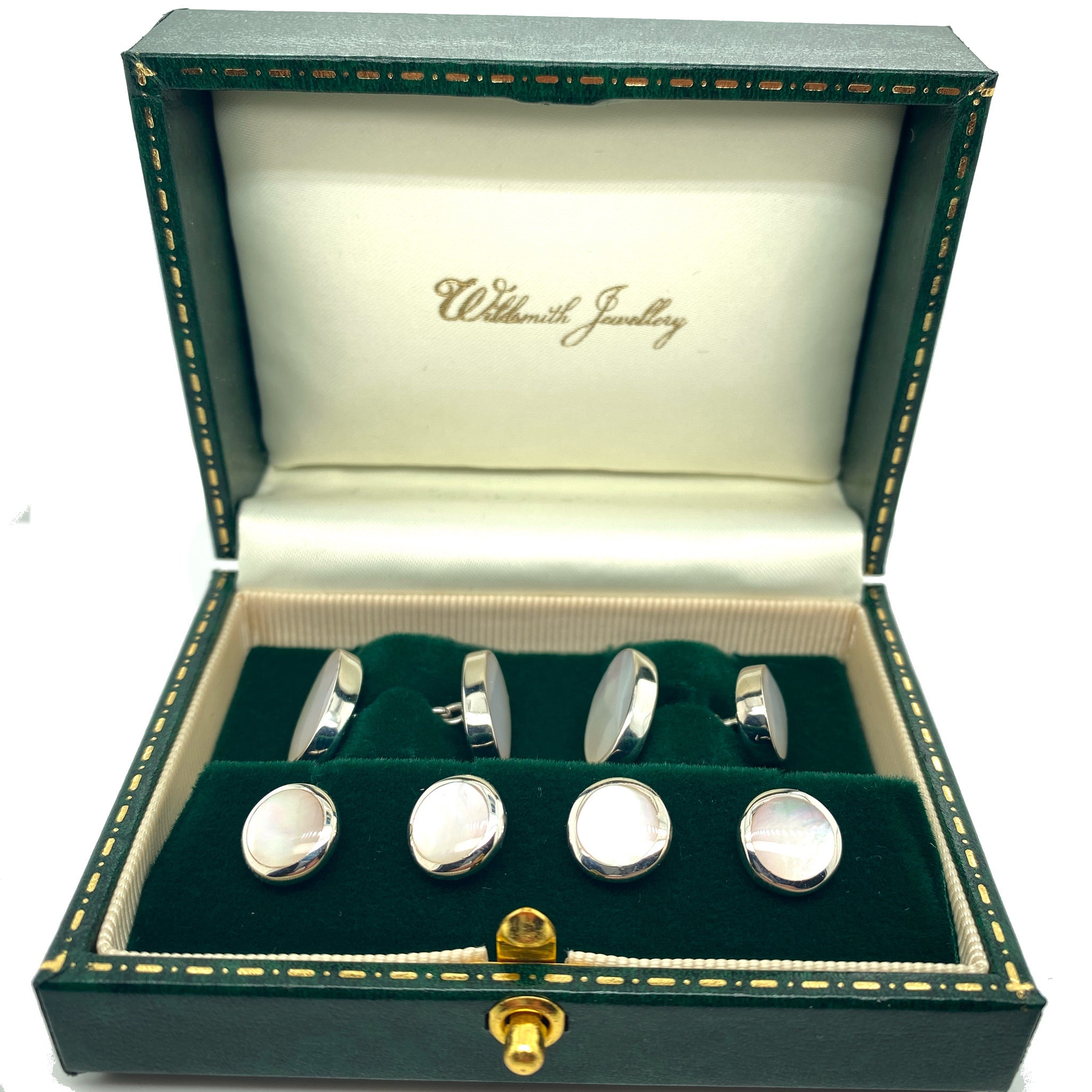 Mother of Pearl Dress Set - Wildsmith Jewellery Cufflinks