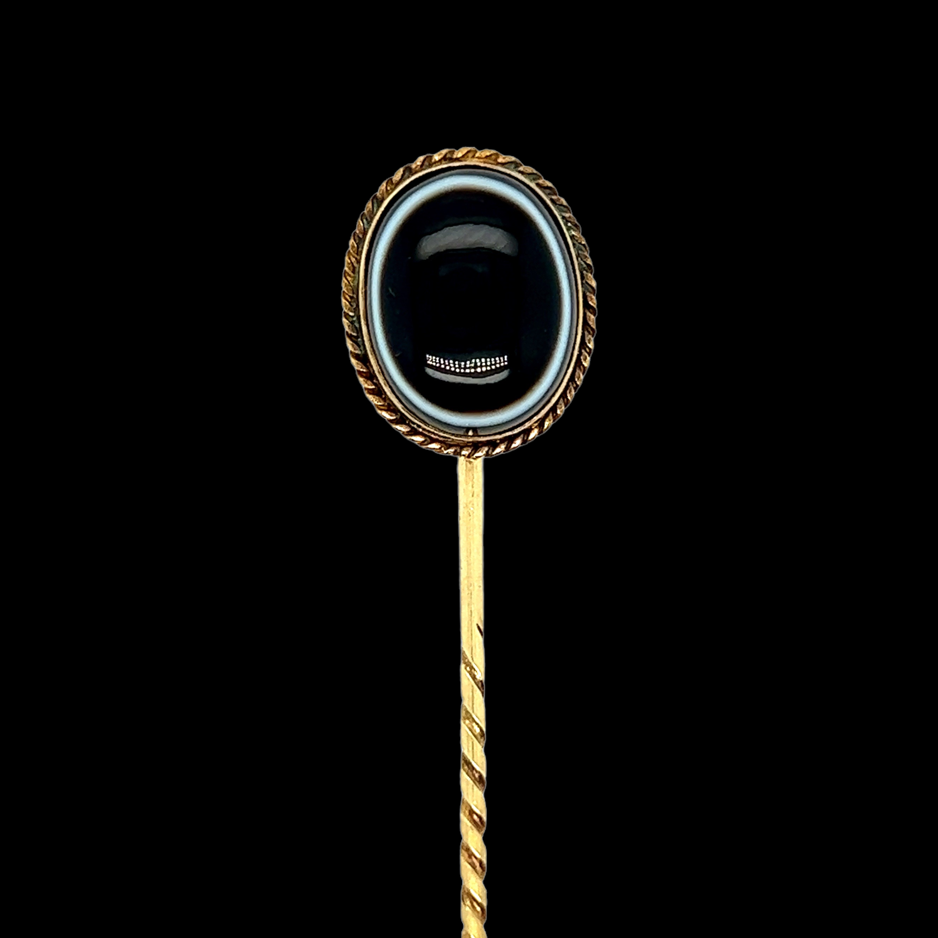 Antique Agate Stickpin - Wildsmith Jewellery Stickpins