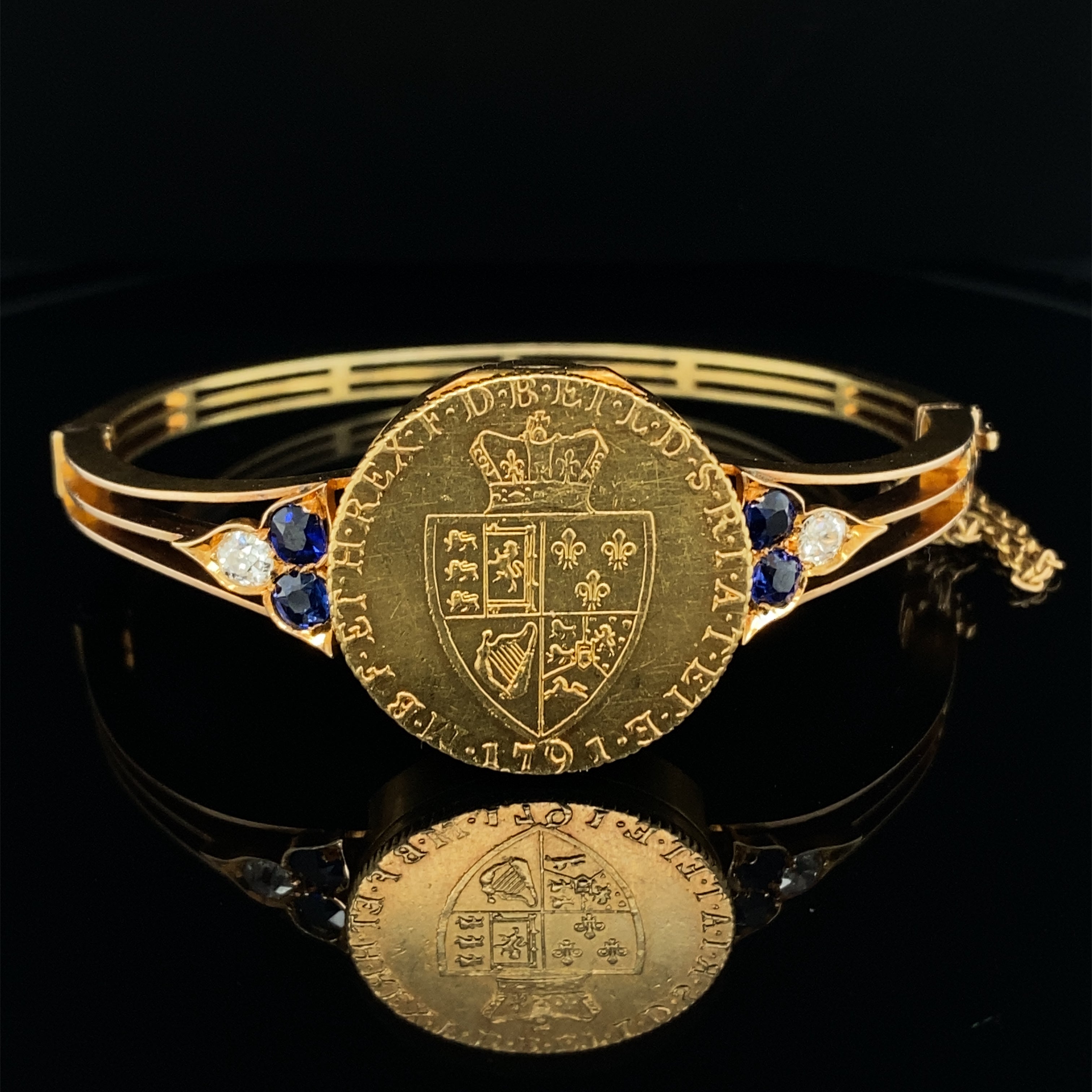 A Victorian George III Guinea Bangle - Wildsmith Jewellery Bracelets & Bangles