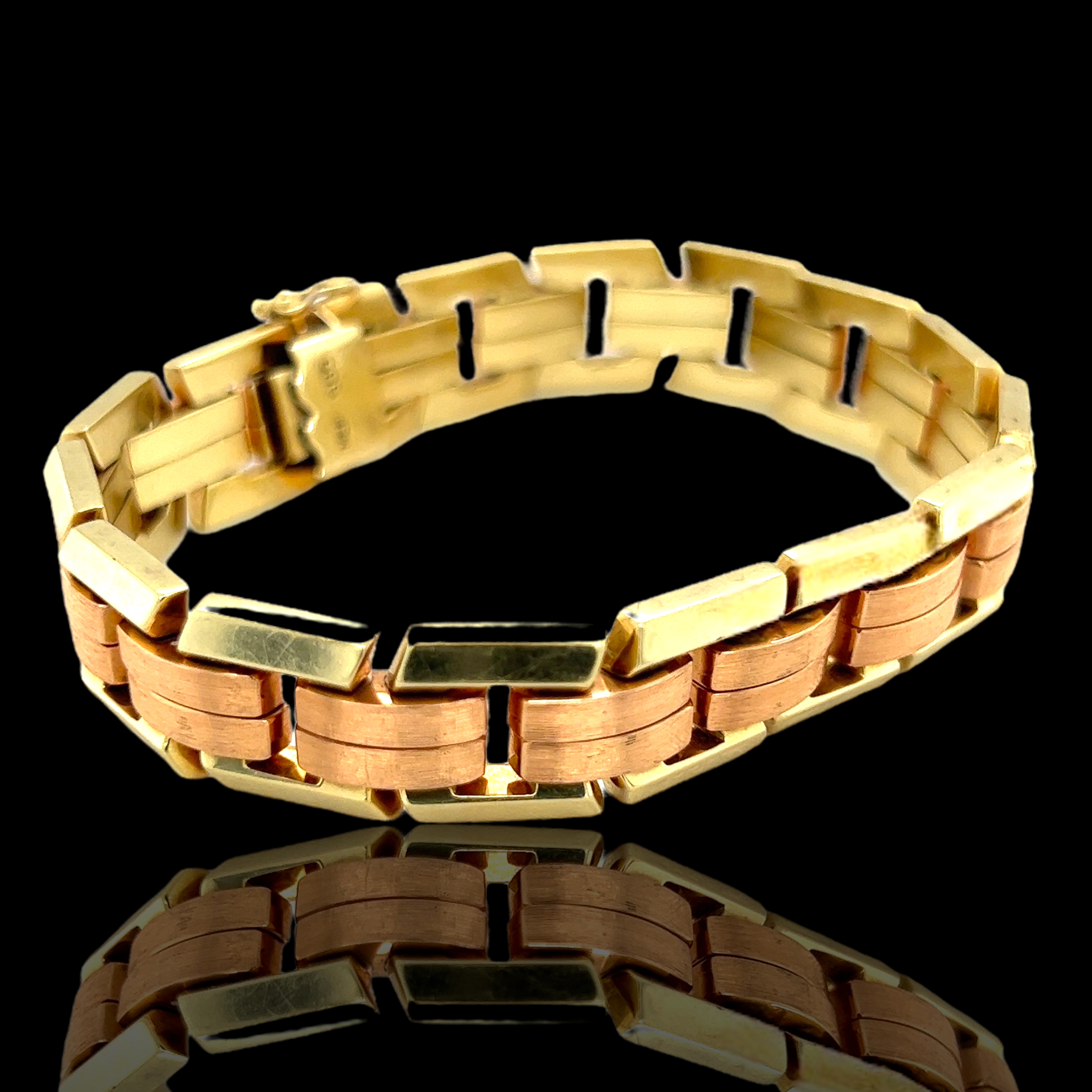 Yellow & Rose Gold Bracelet, 14ct - Wildsmith Jewellery Bracelets & Bangles